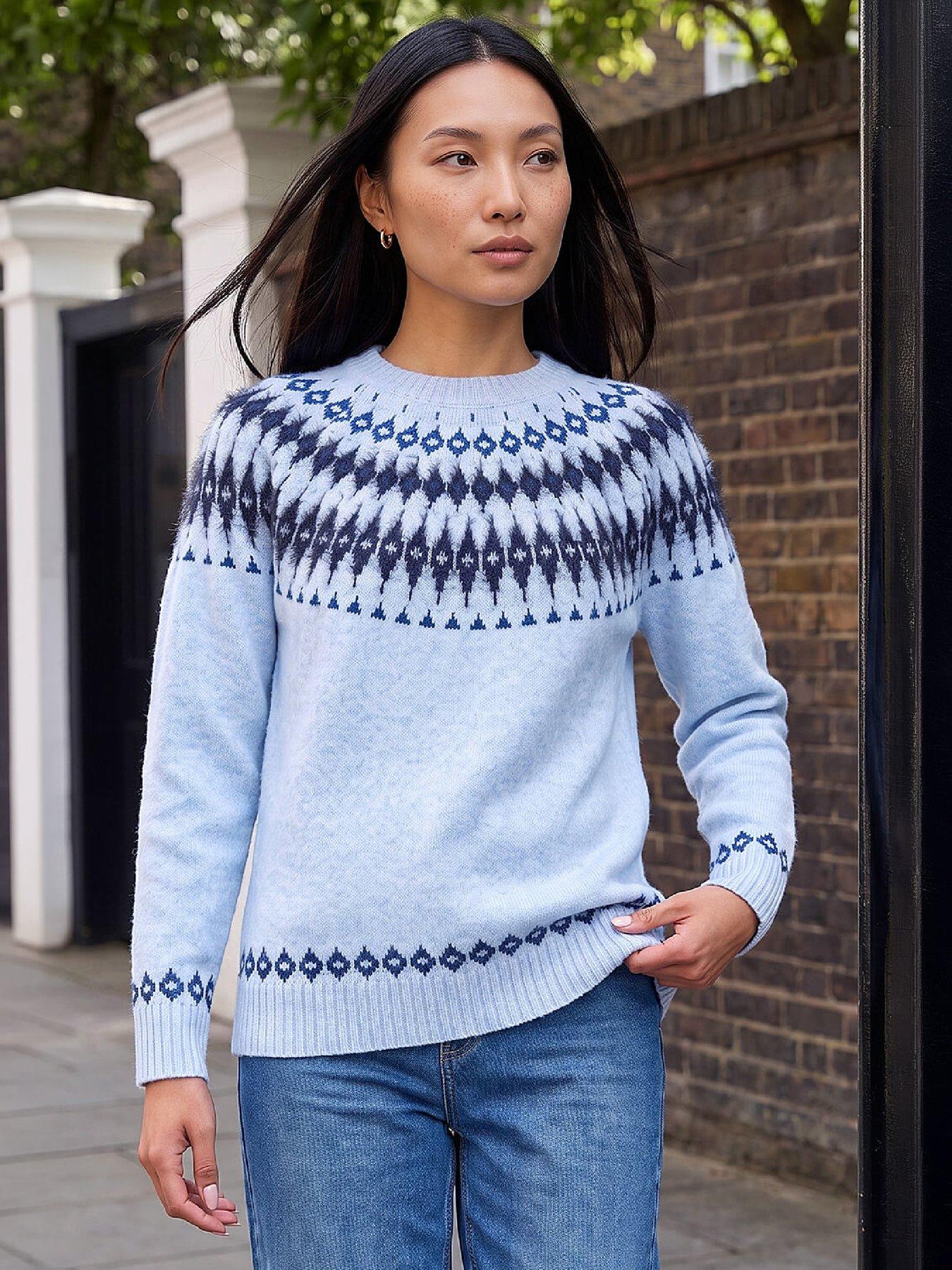 Image 1 of 4 of Roman Fluffy Fairisle Knit Jumper