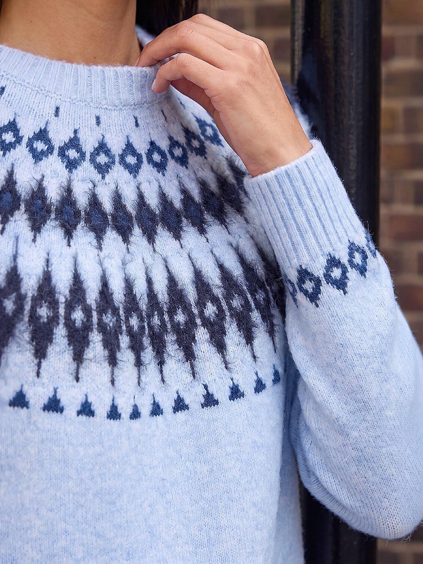 Image 2 of 4 of Roman Fluffy Fairisle Knit Jumper