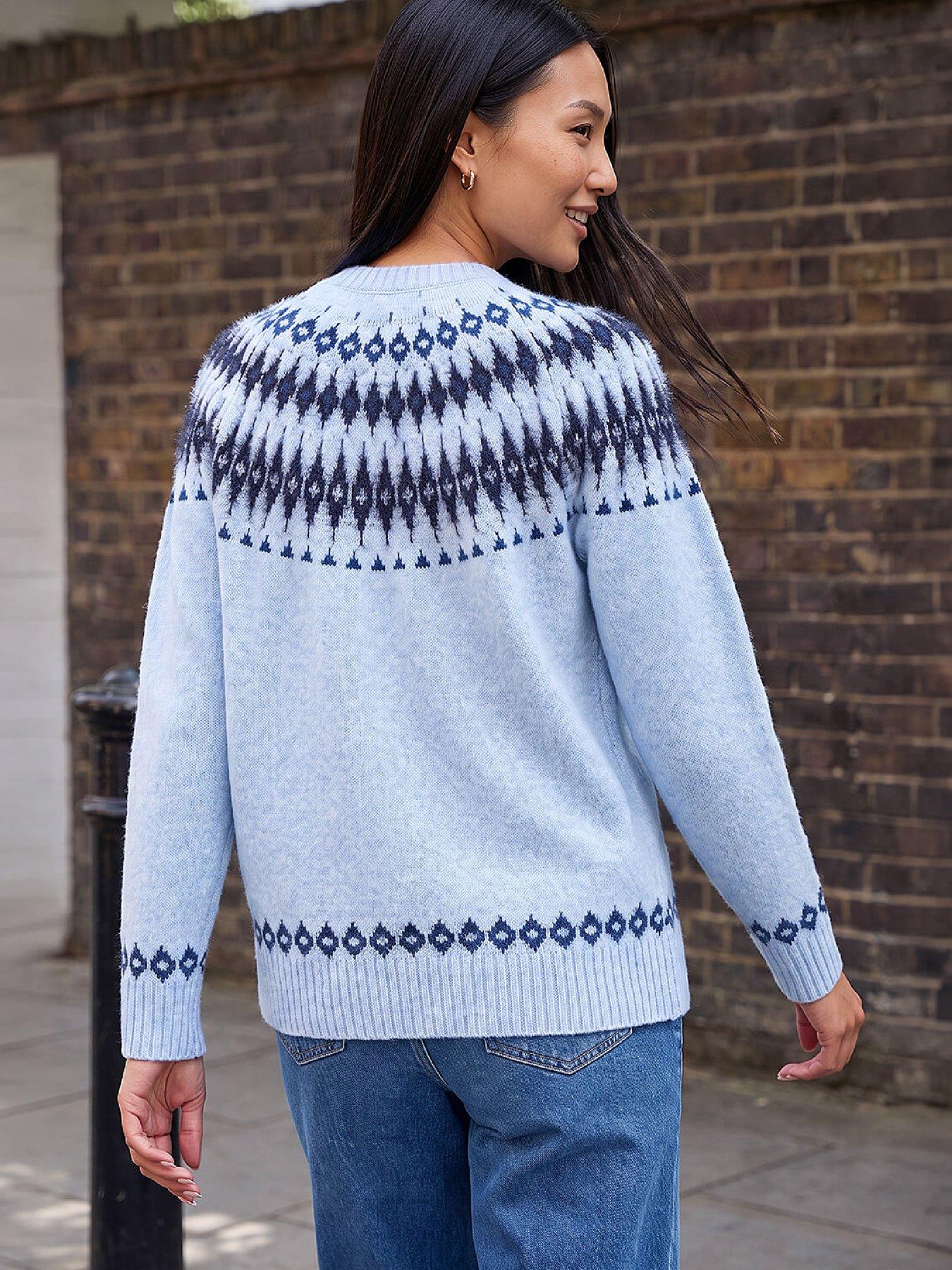 Image 4 of 4 of Roman Fluffy Fairisle Knit Jumper