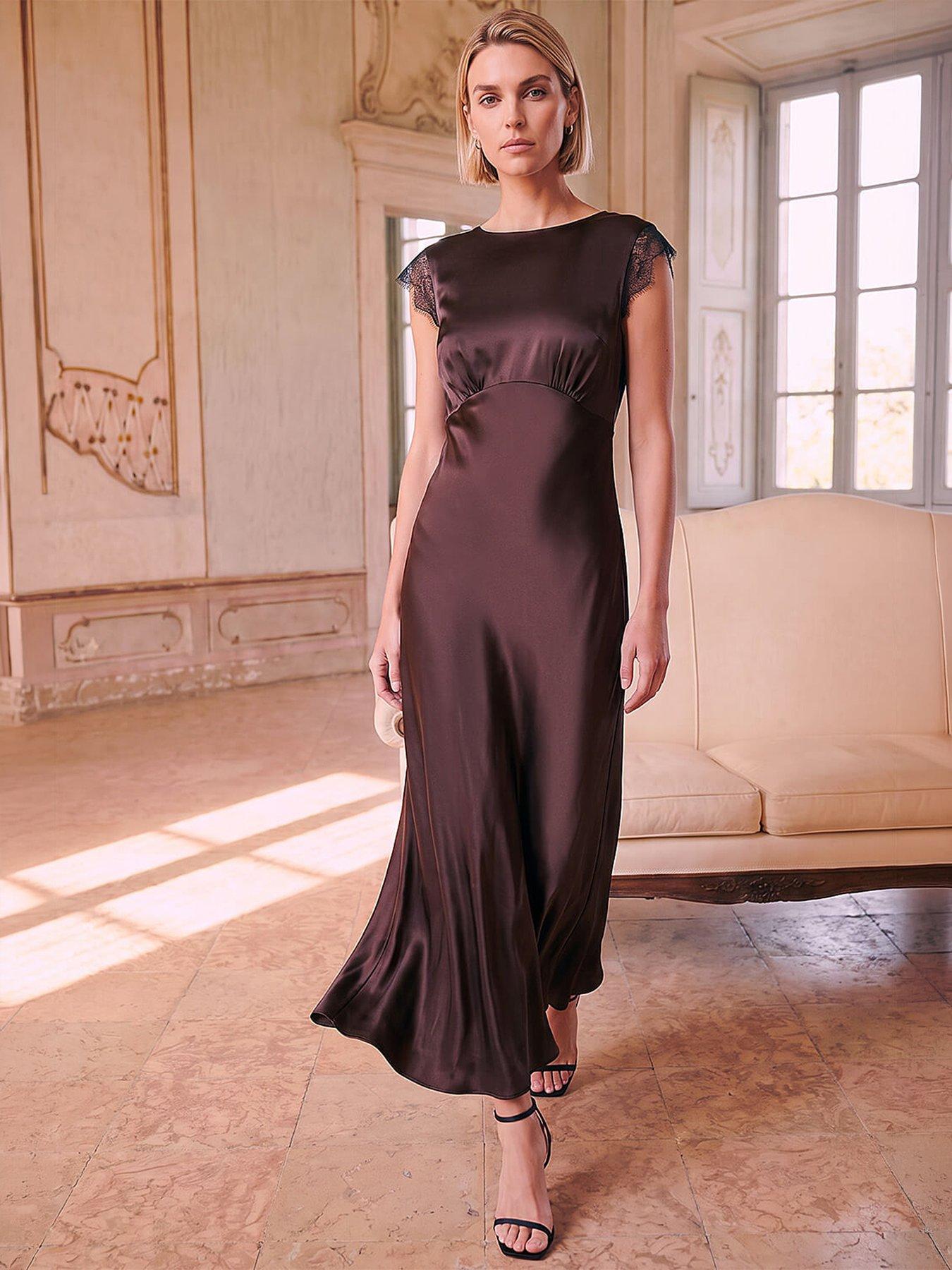 Image 2 of 4 of Roman Lace Back Dress