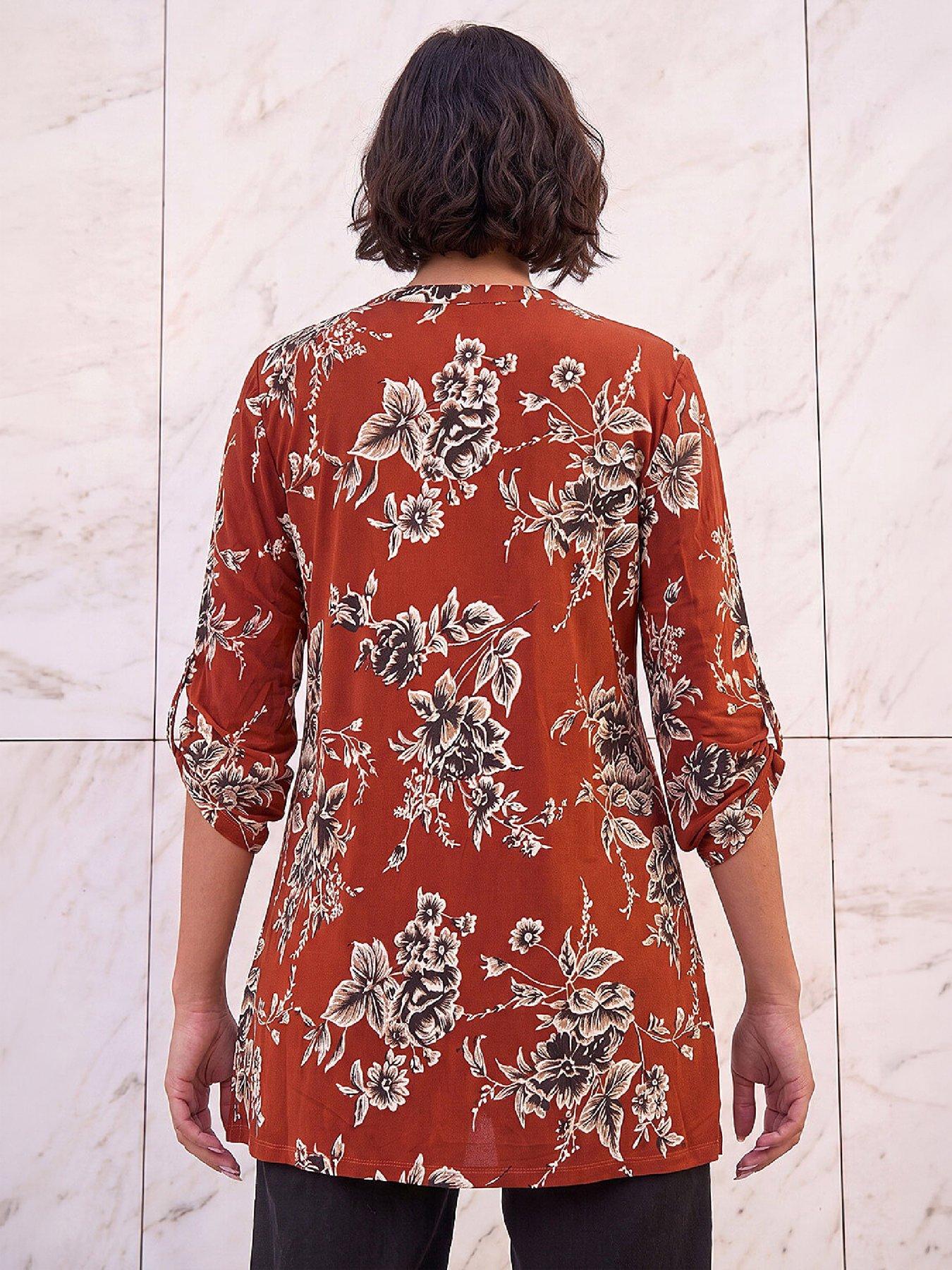 Image 2 of 4 of Roman Puff Print Tunic