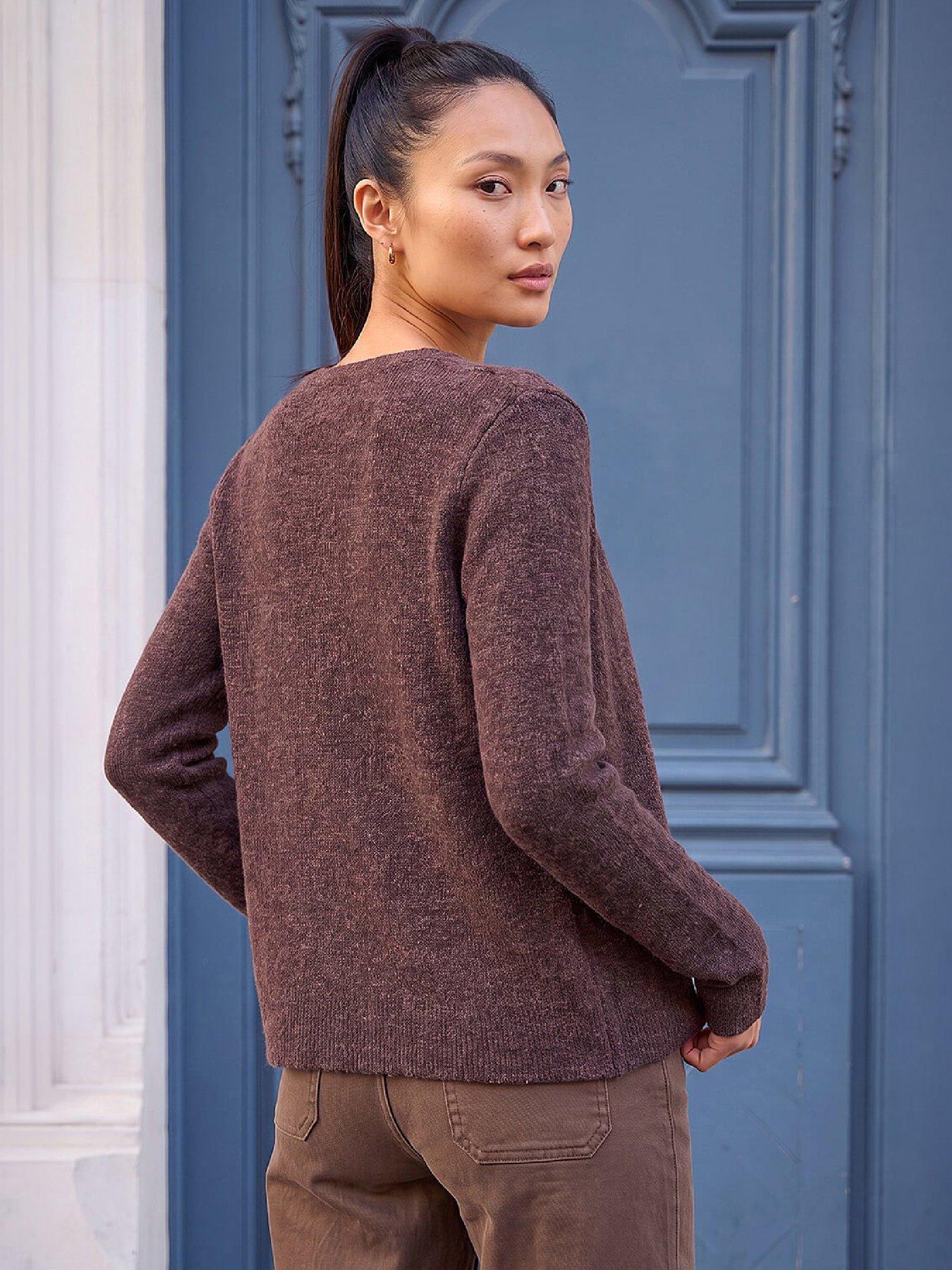 Image 3 of 4 of Roman Lace Trim Cardigan