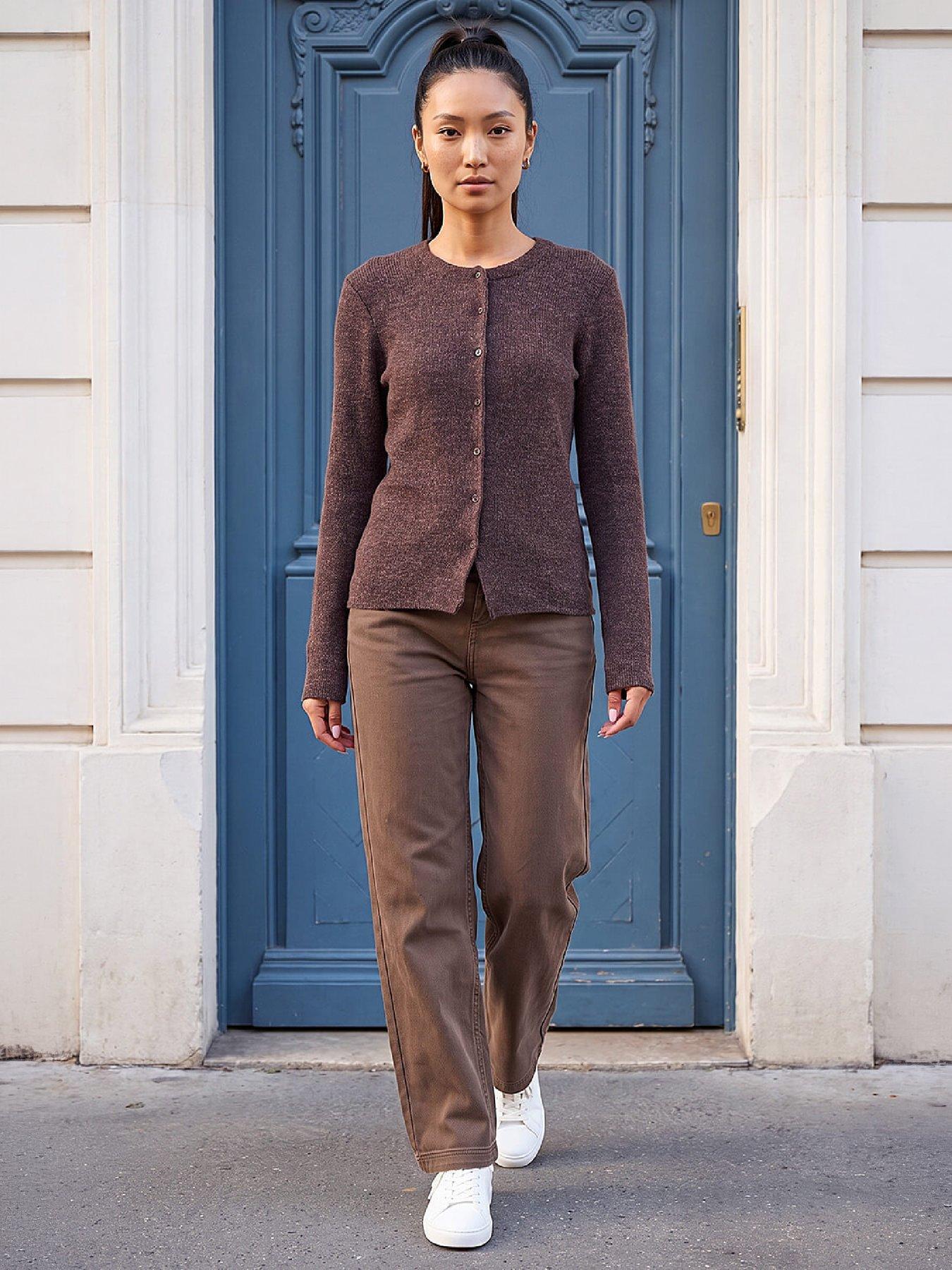 Image 4 of 4 of Roman Lace Trim Cardigan