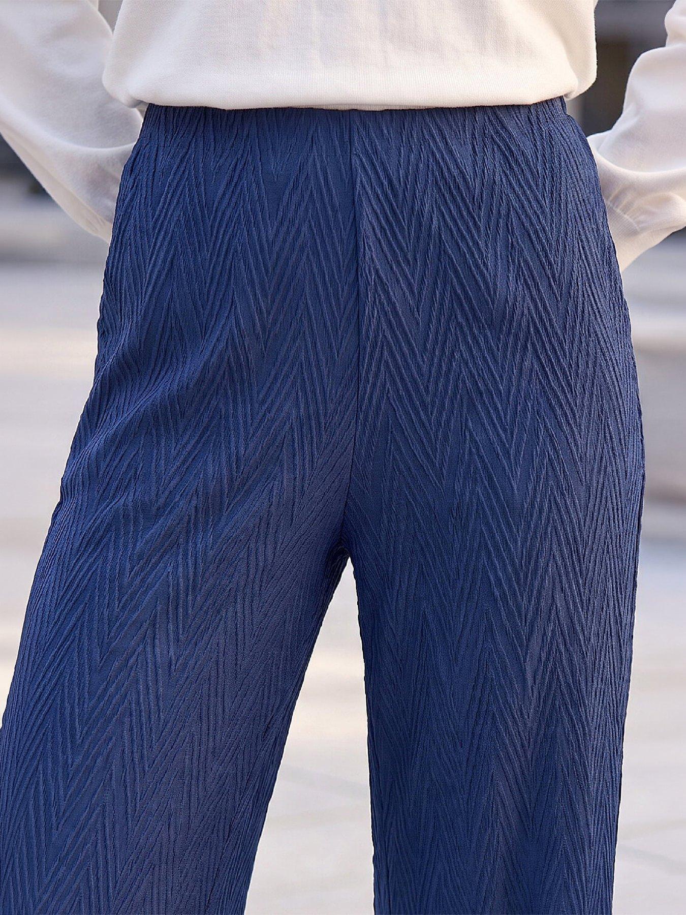 Image 2 of 3 of Roman Chevron Texture Trouser