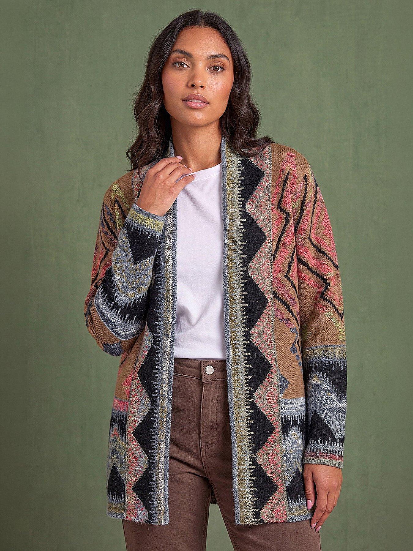 Image 1 of 4 of Roman Nordic Pattern Cardigan