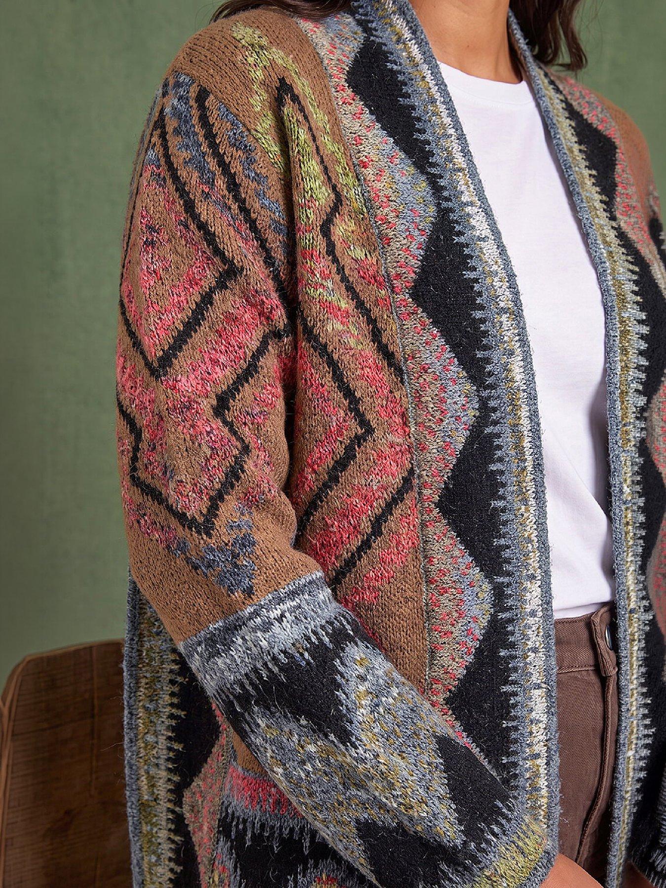 Image 2 of 4 of Roman Nordic Pattern Cardigan