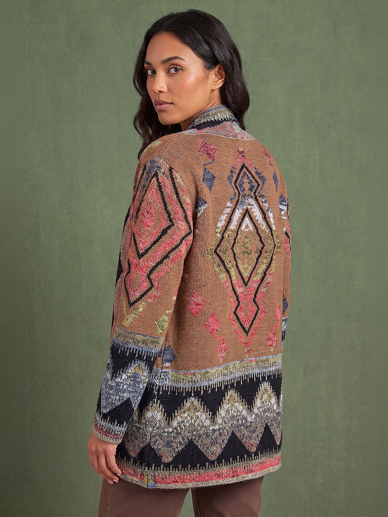 Image 3 of 4 of Roman Nordic Pattern Cardigan