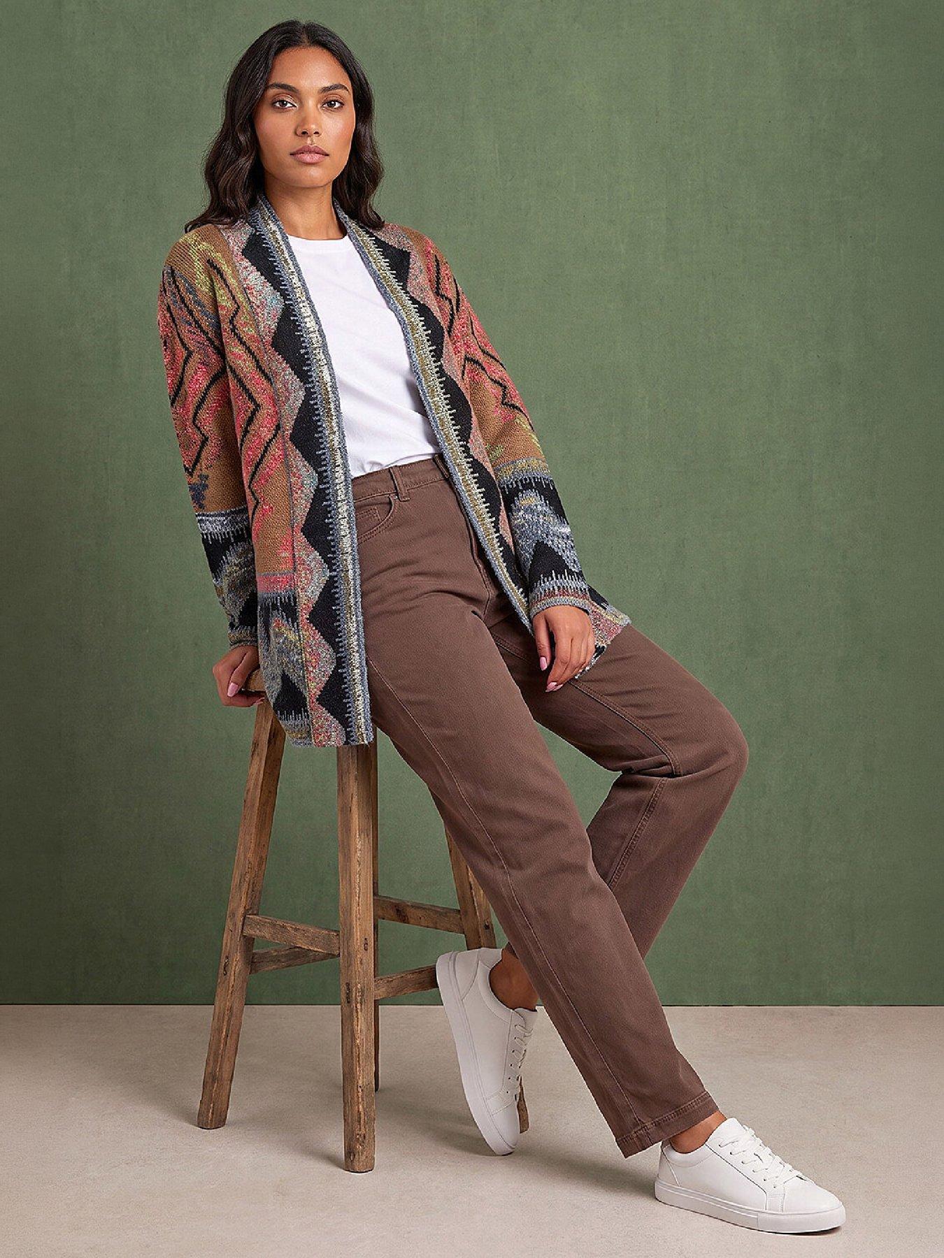 Image 4 of 4 of Roman Nordic Pattern Cardigan
