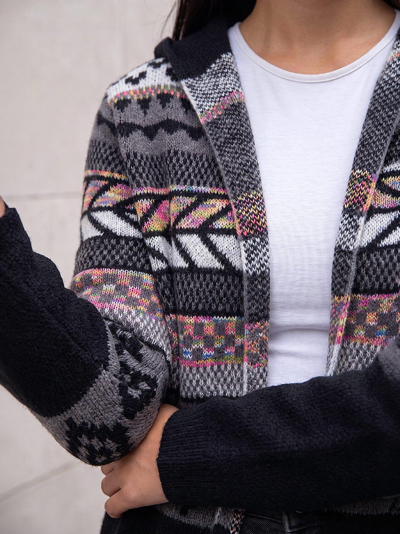 Image 2 of 3 of Roman Nordic Hodded Cardigan