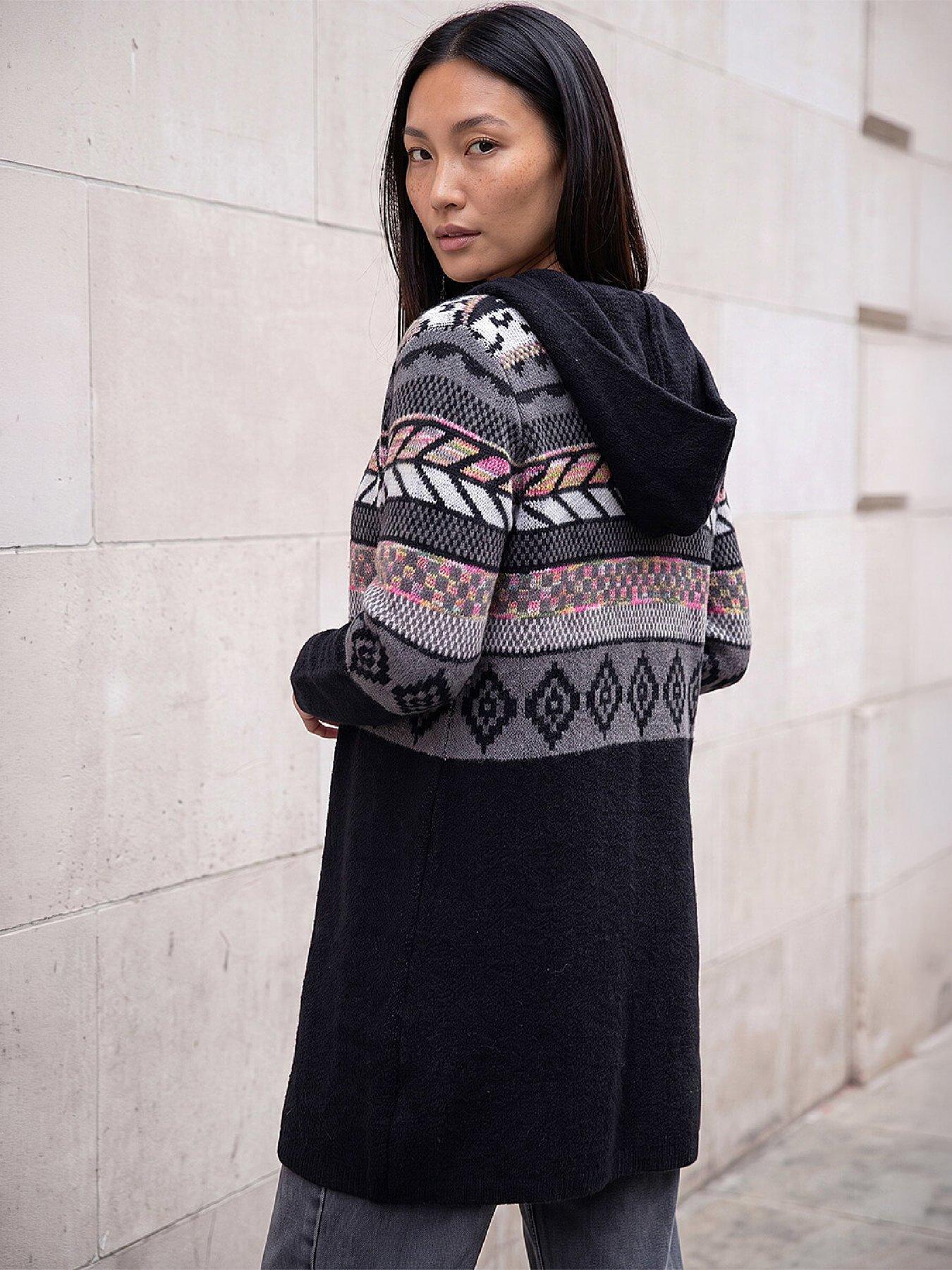 Image 3 of 3 of Roman Nordic Hodded Cardigan