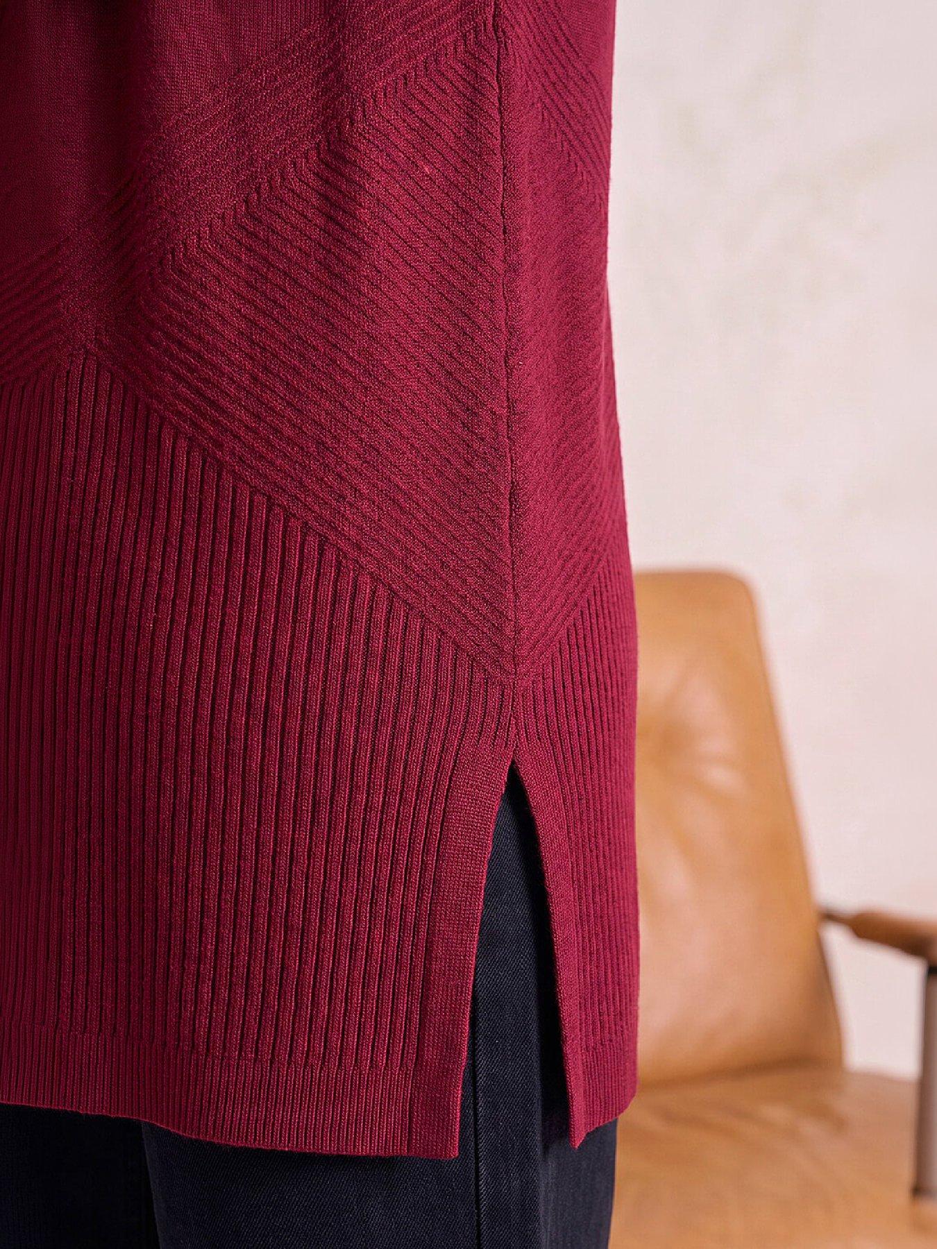 Image 2 of 4 of Roman Detailed Rib Cardigan