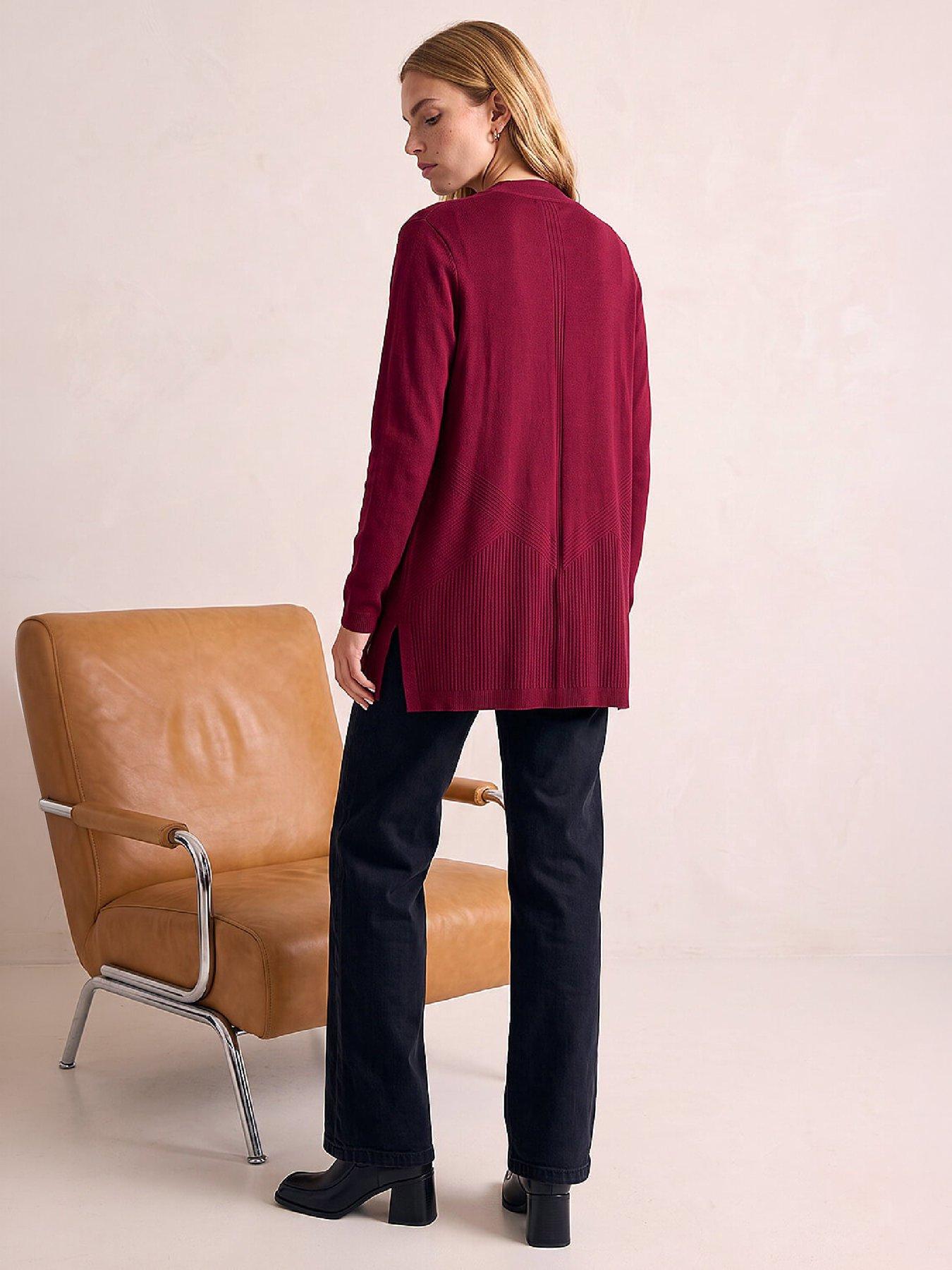 Image 3 of 4 of Roman Detailed Rib Cardigan