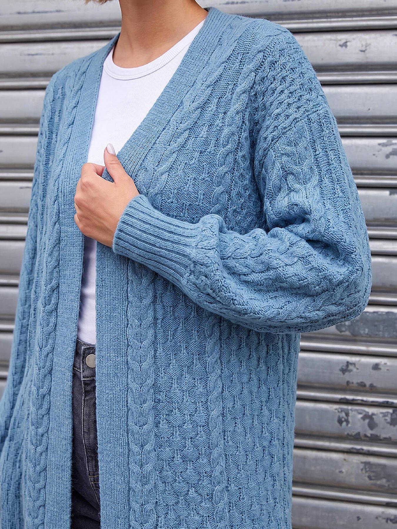 Image 2 of 4 of Roman Chunky Cable Cardigan