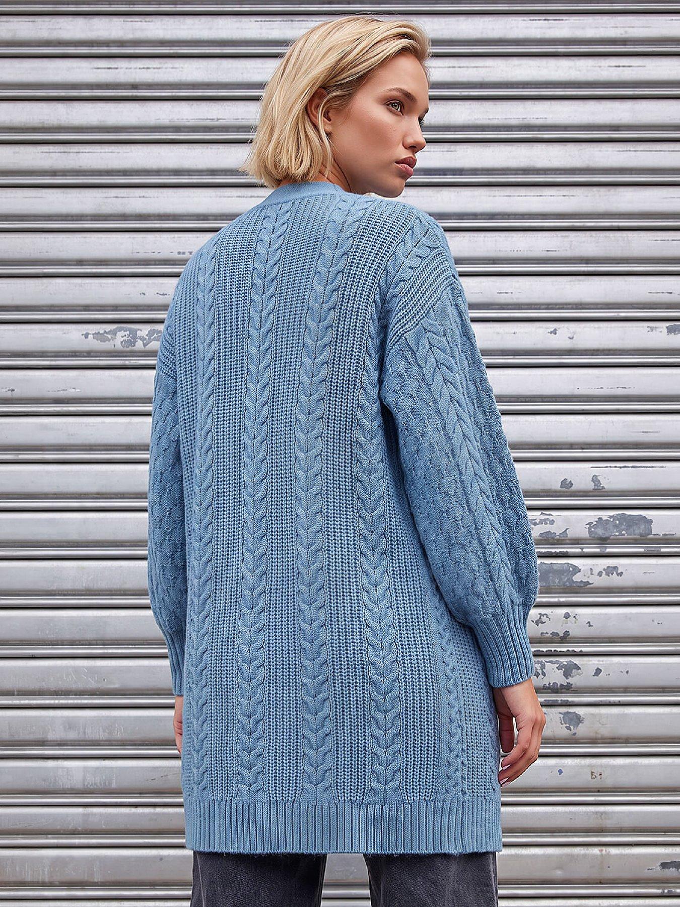 Image 3 of 4 of Roman Chunky Cable Cardigan