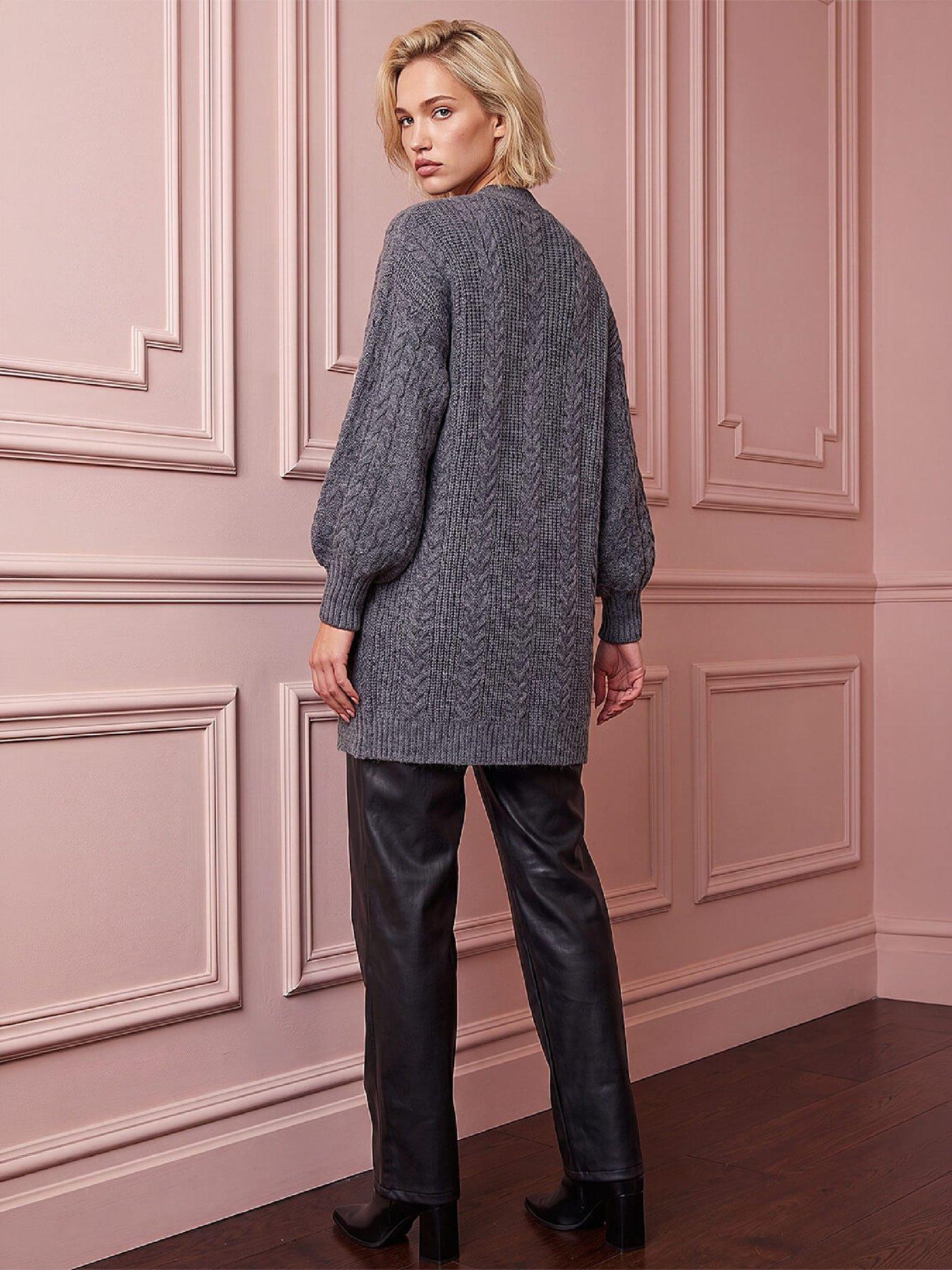 Image 3 of 4 of Roman Chunky Cable Cardigan
