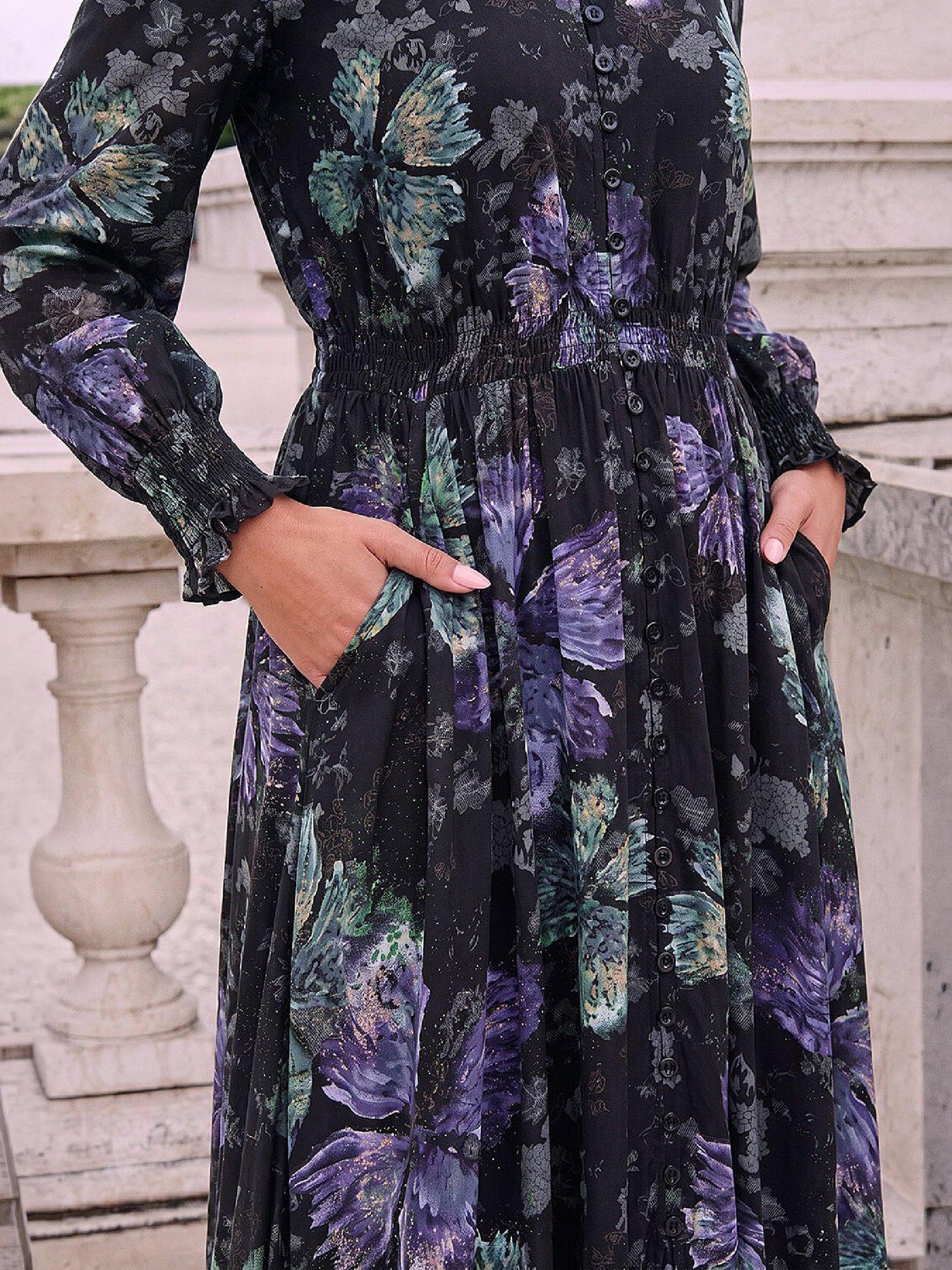 Image 2 of 4 of Roman Butterfly Midi Dress