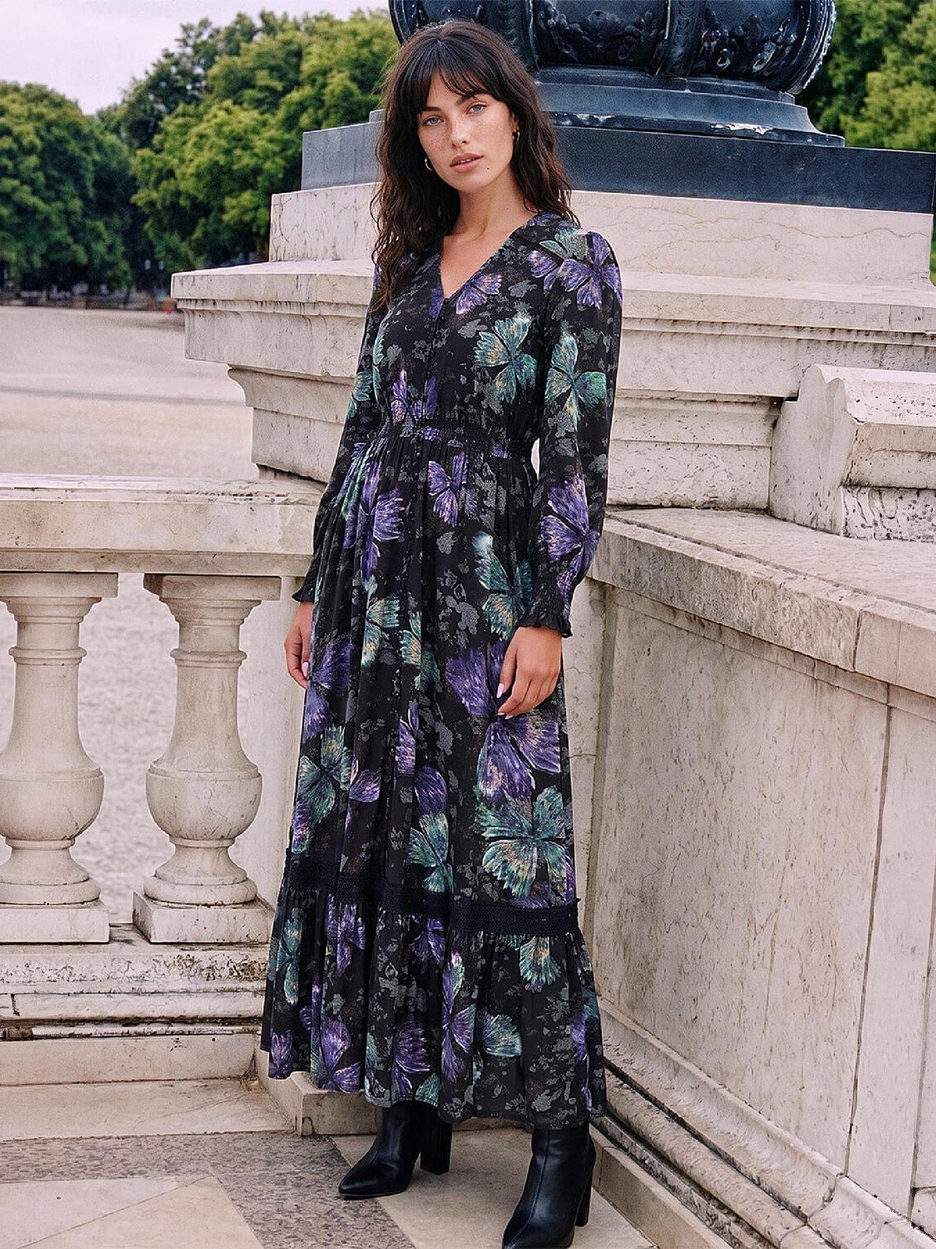 Image 4 of 4 of Roman Butterfly Midi Dress