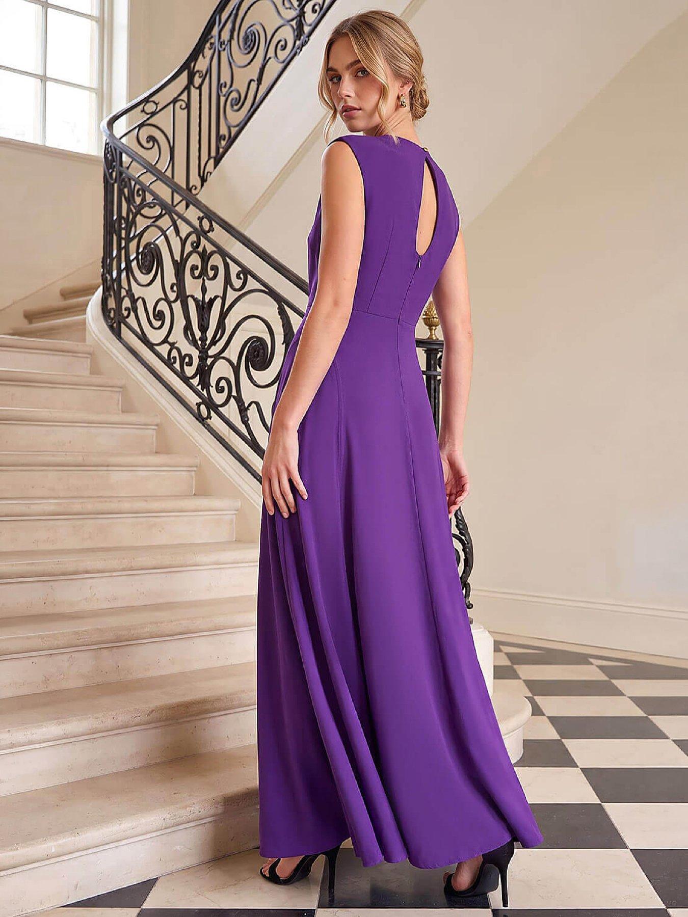 Image 3 of 4 of Roman Fit And Flare Dress