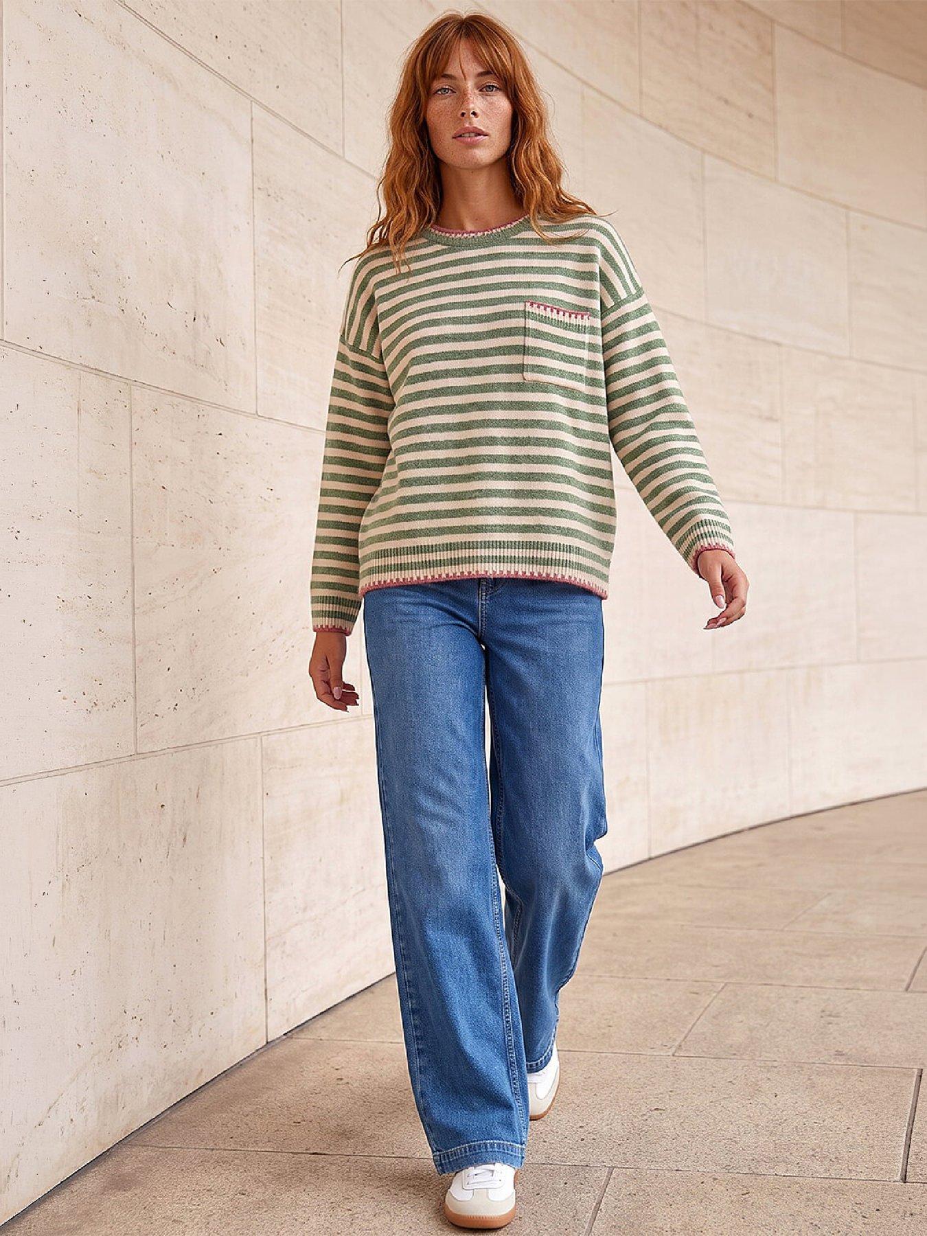 Image 4 of 4 of Roman Stripe Knit Jumper