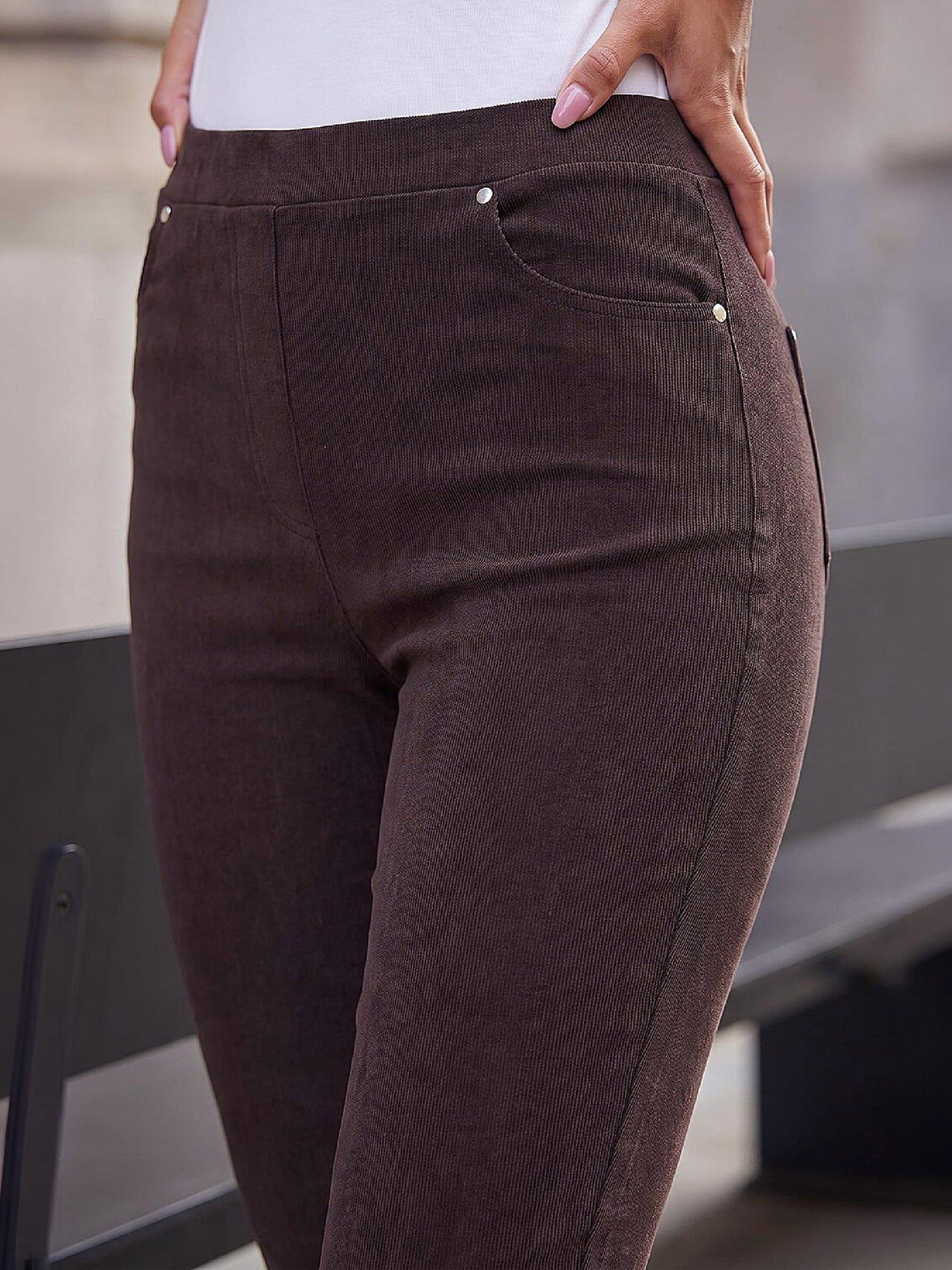 Image 2 of 4 of Roman Cord Straight Leg Trouser