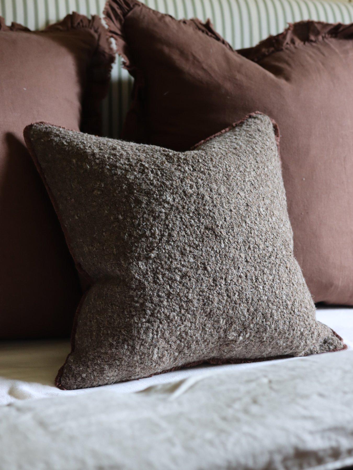 Image 1 of 4 of Ellenvale Interiors Sofia Boucle Cushion Cover 45x45