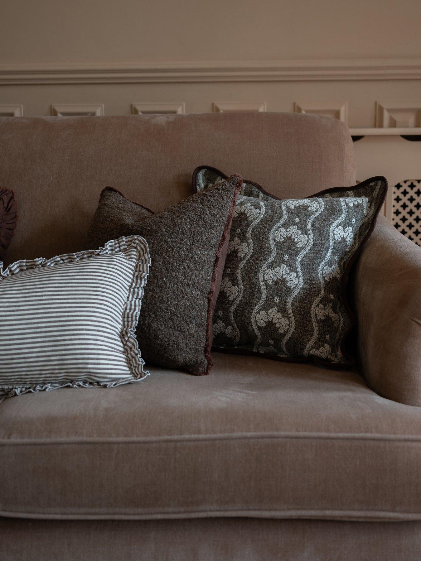 Image 3 of 4 of Ellenvale Interiors Sofia Boucle Cushion Cover 45x45