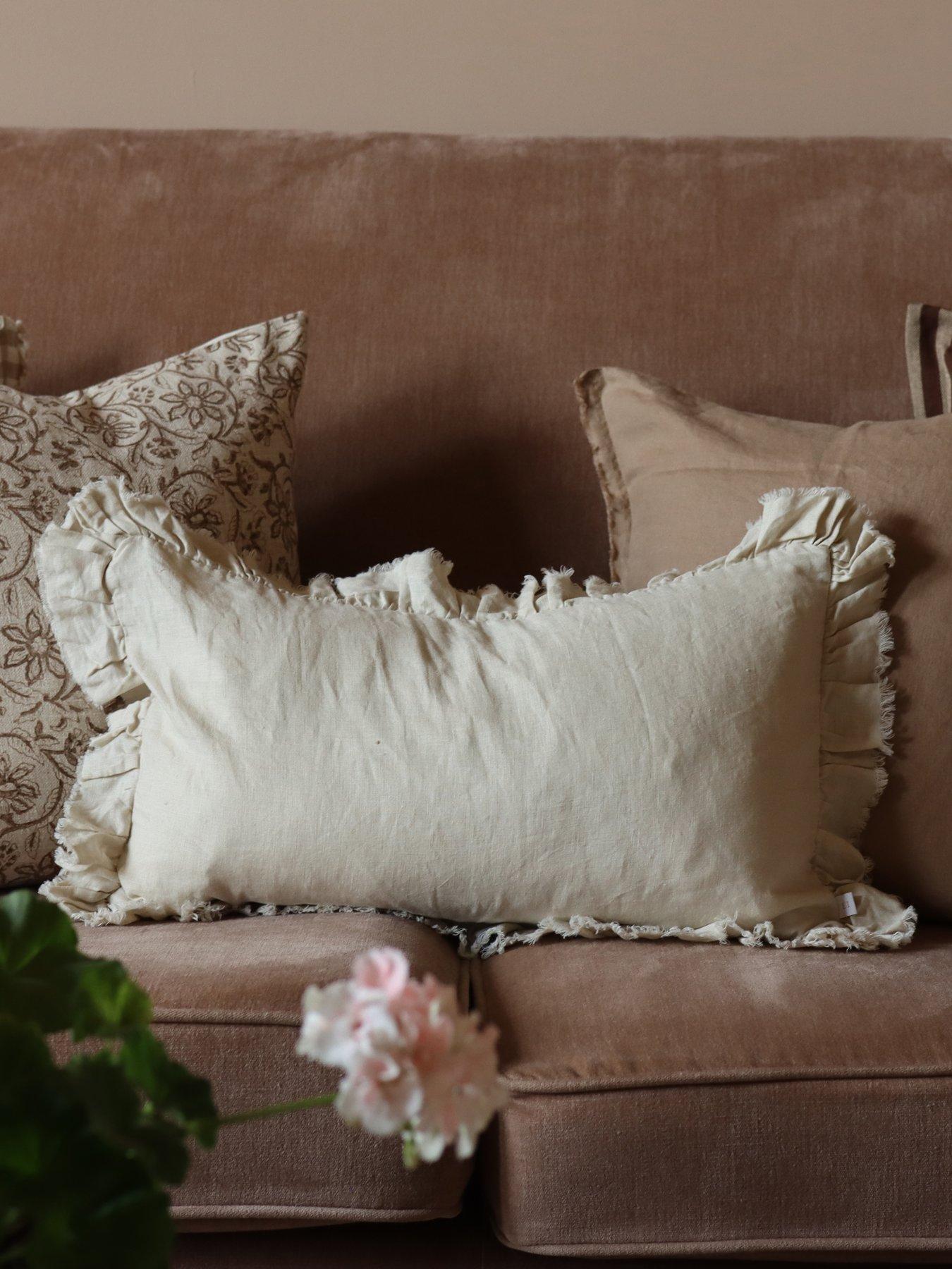 Image 1 of 4 of Ellenvale Interiors Hallie Ruffle Cushion Cover 50x30