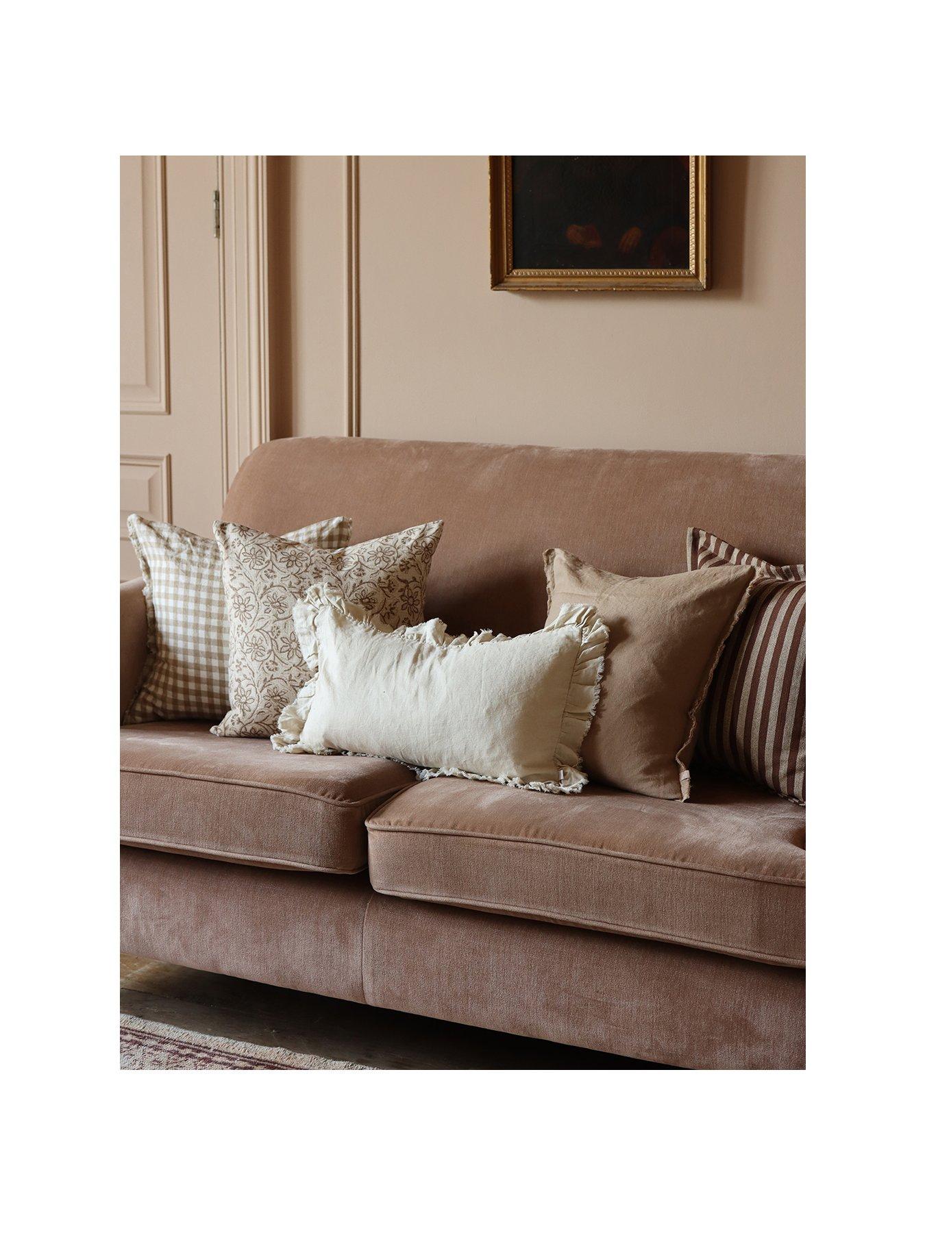 Image 2 of 4 of Ellenvale Interiors Hallie Ruffle Cushion Cover 50x30