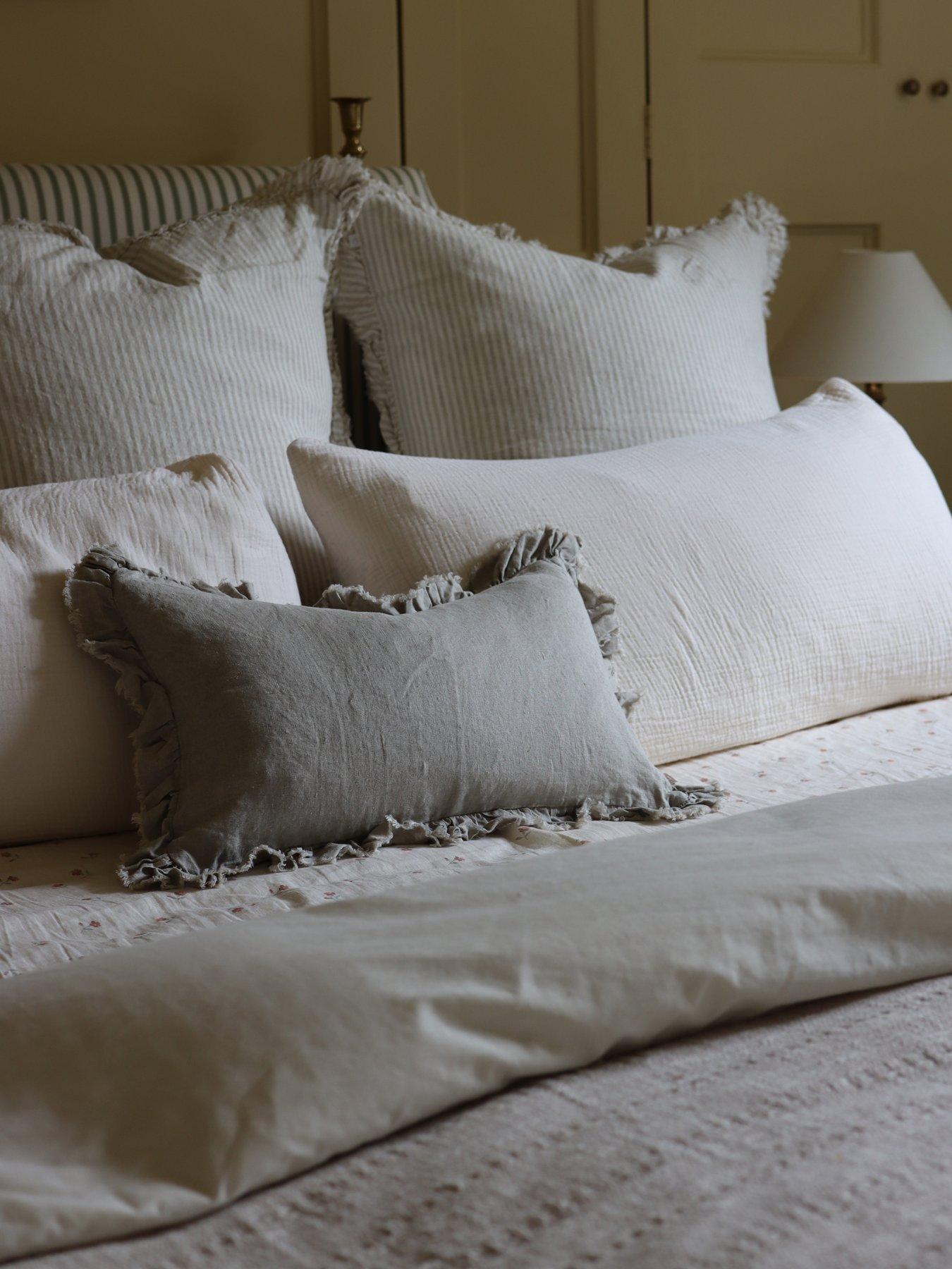 Image 4 of 4 of Ellenvale Interiors Hallie Ruffle Cushion Cover 50x30