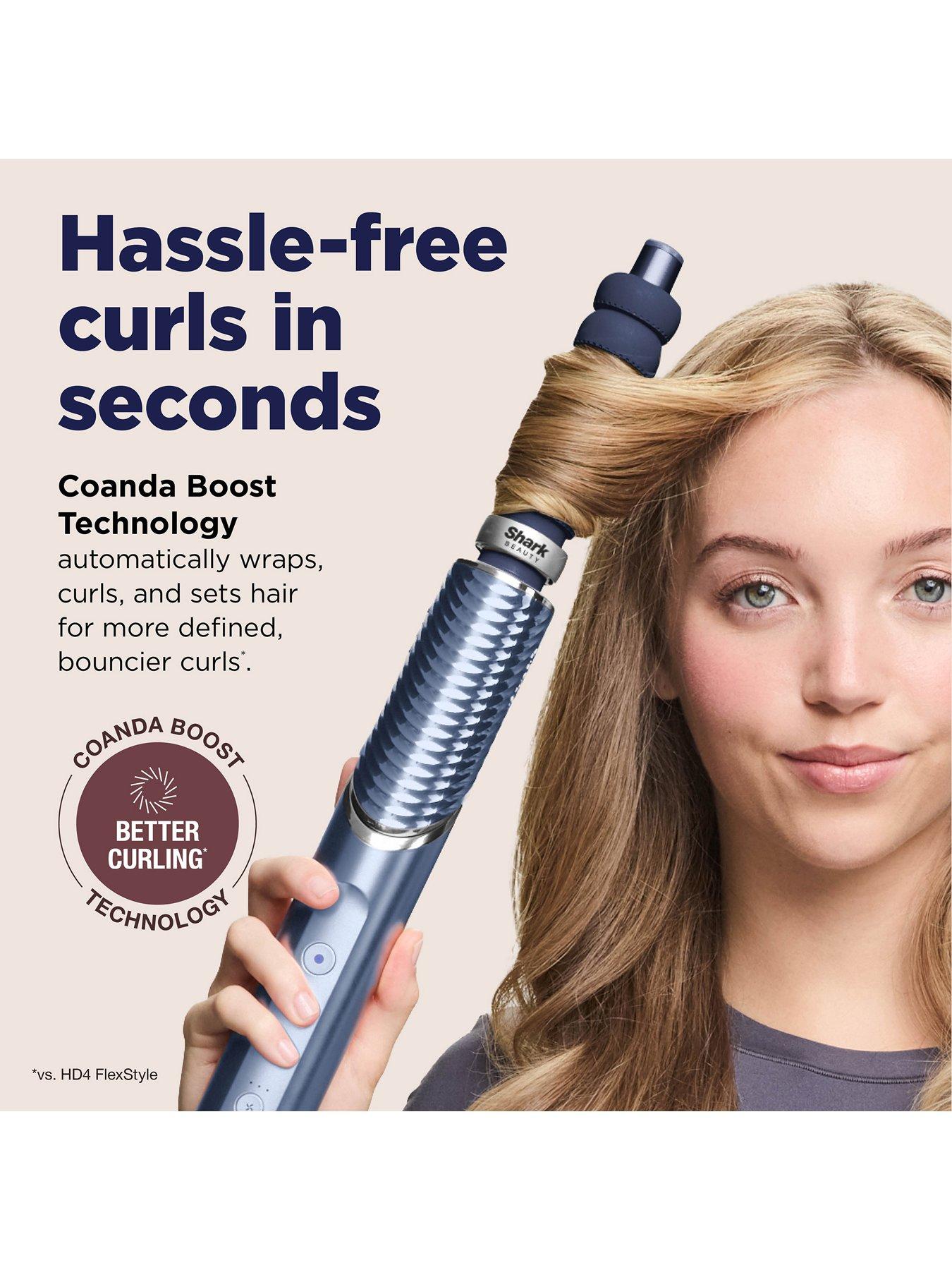 Image 5 of 7 of Shark FlexStyle IonCurl Ion Air Drying, Curling and Styling System - Blue HD841UK