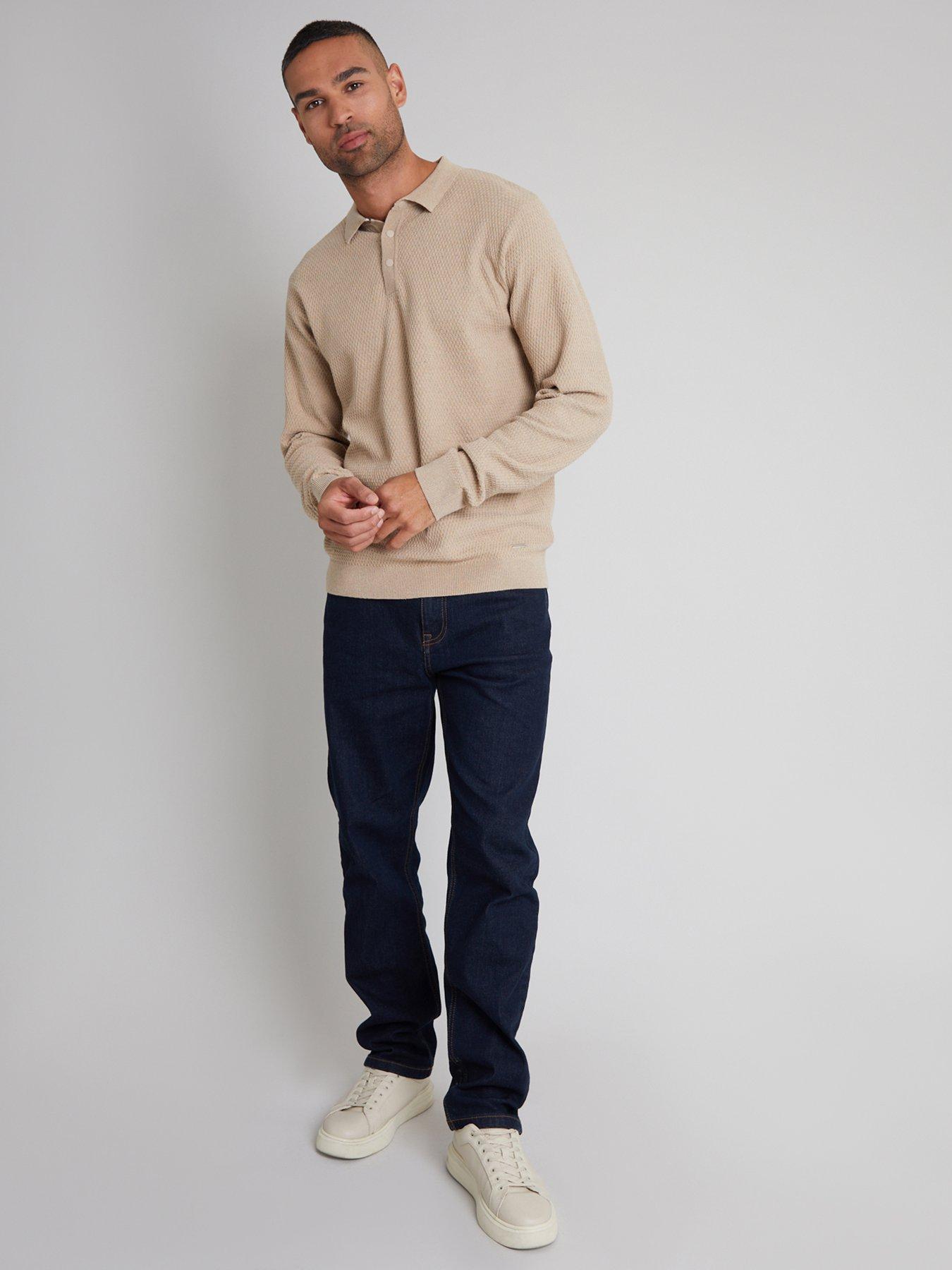 Image 3 of 4 of Threadbare Mens Straight Fit Rinse Wash Canterbury Jeans - Blue