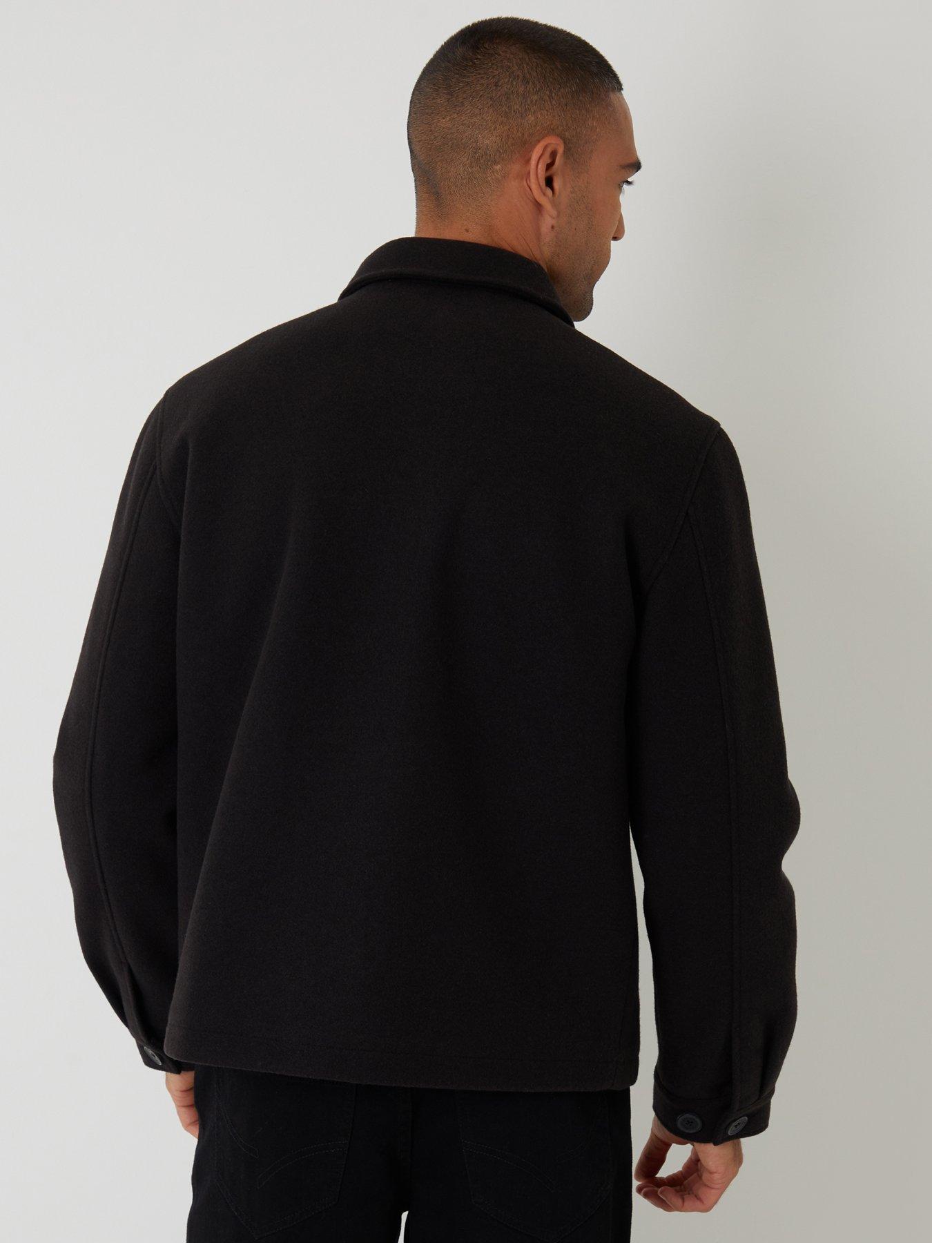 Image 2 of 4 of Threadbare Mens Jacket Santo - Black