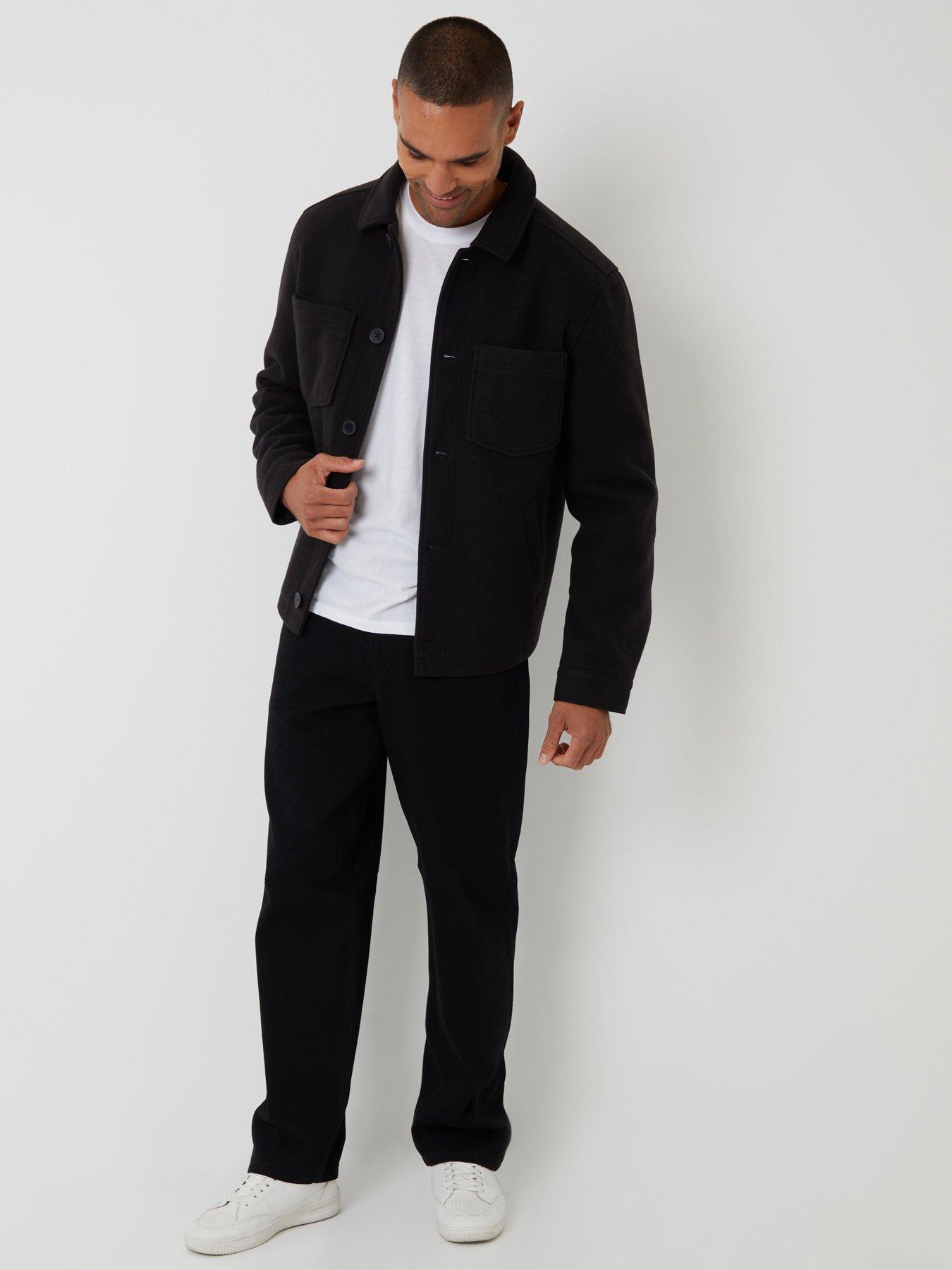 Image 3 of 4 of Threadbare Mens Jacket Santo - Black