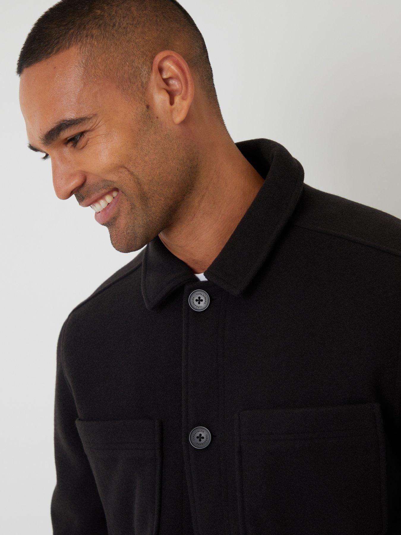 Image 4 of 4 of Threadbare Mens Jacket Santo - Black