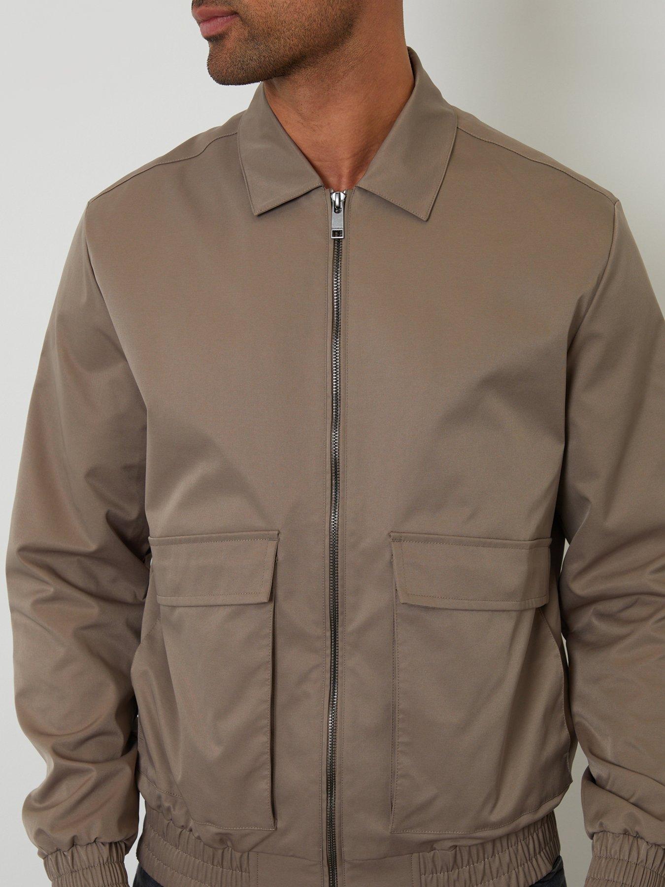 Image 4 of 5 of Threadbare Mens Jacket Dufty - Taupe