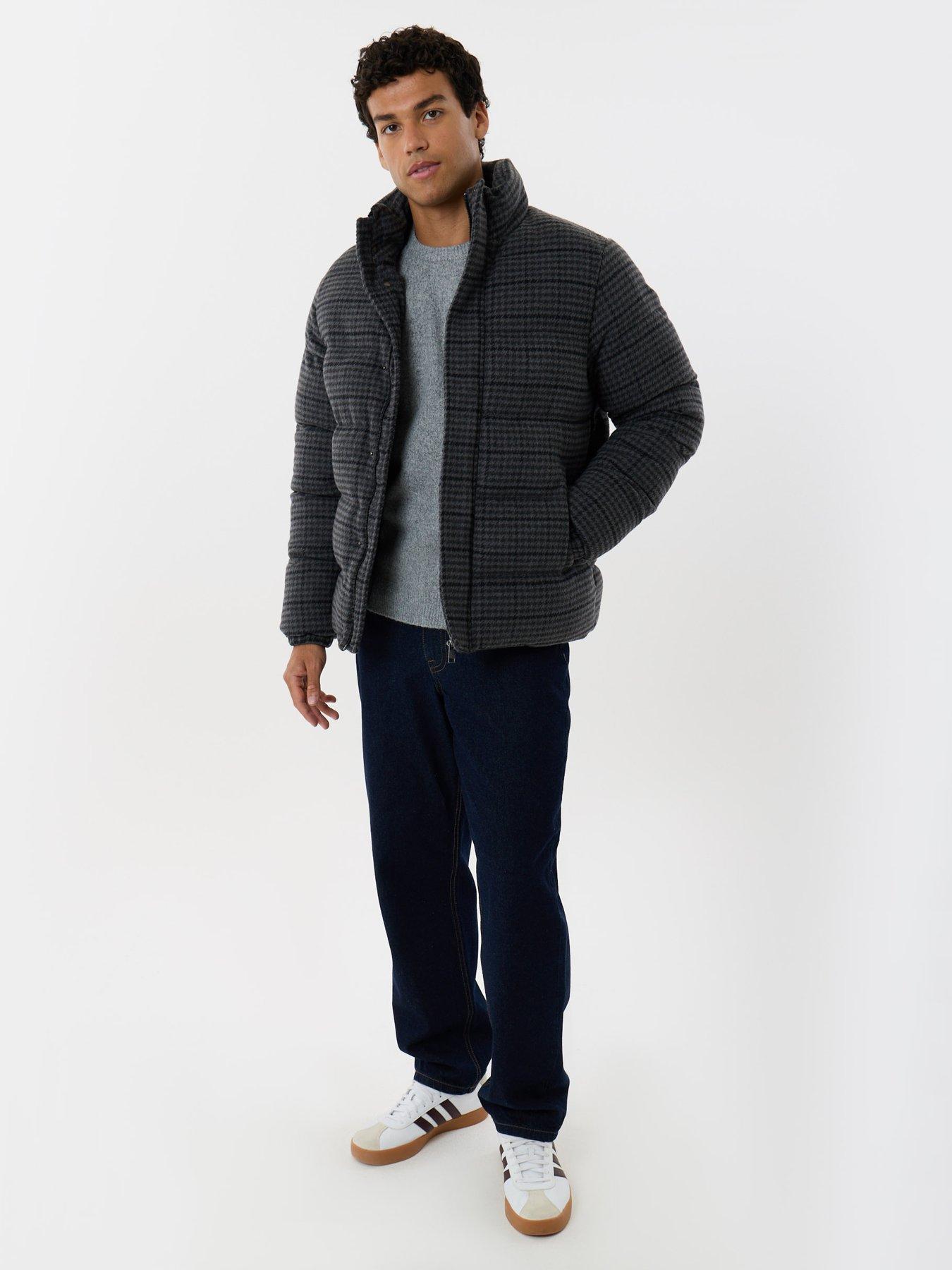 Image 3 of 5 of Threadbare Mens Jacket Ven - Grey Check