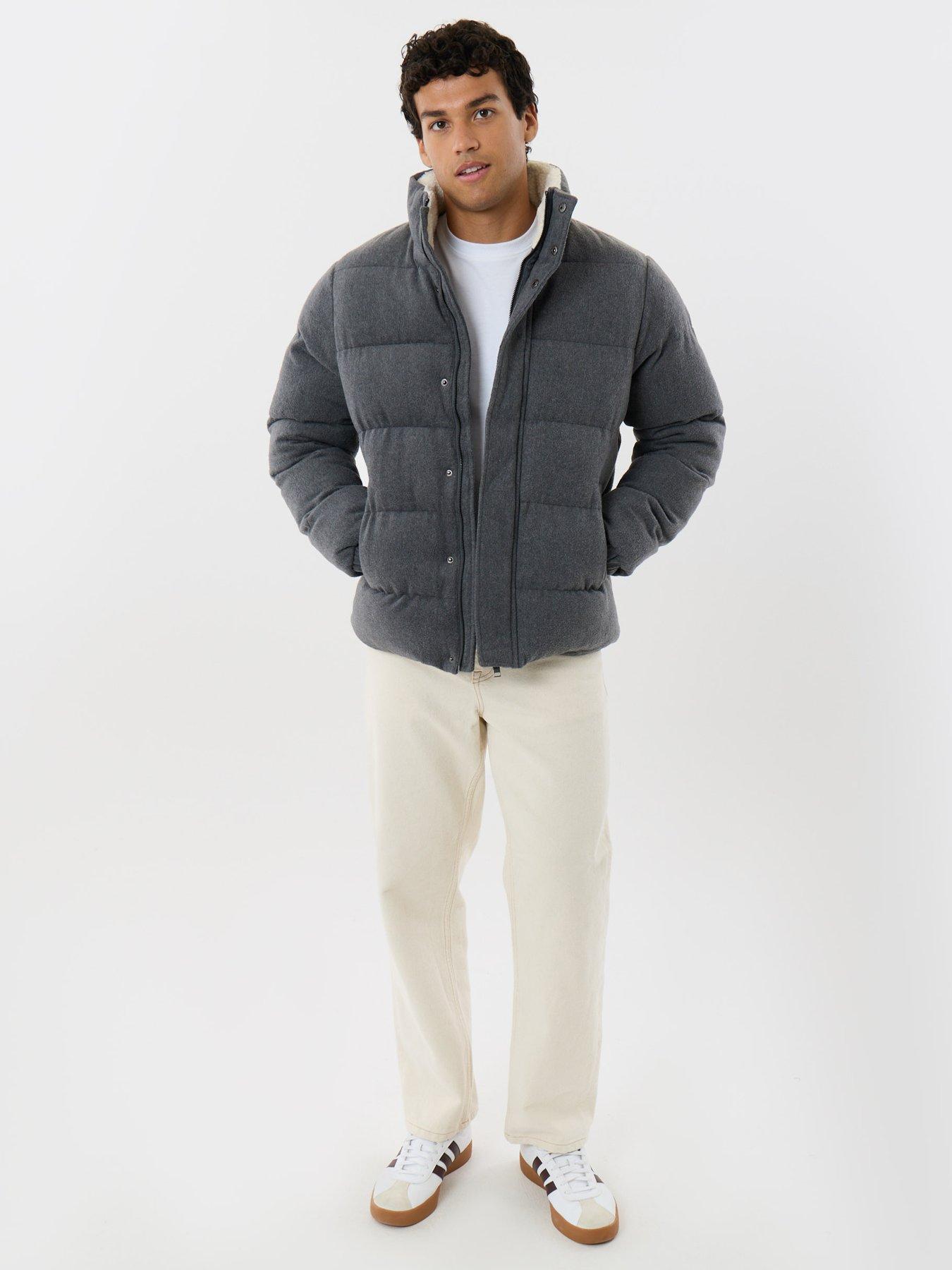 Image 3 of 4 of Threadbare Mens Jacket Market - Charcoal