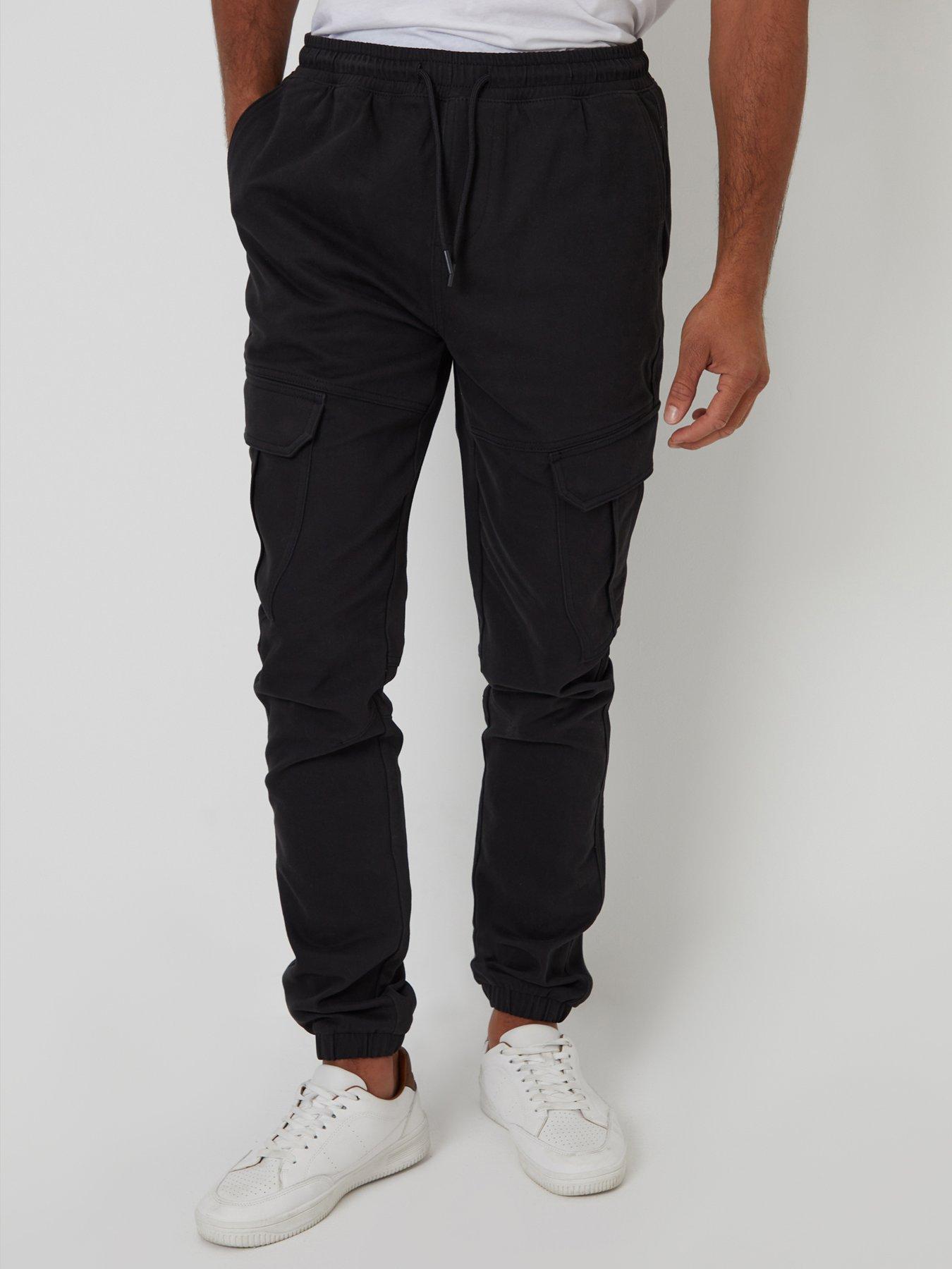 Image 1 of 4 of Threadbare Mens Trouser Garrix - Black (Slim Fit)