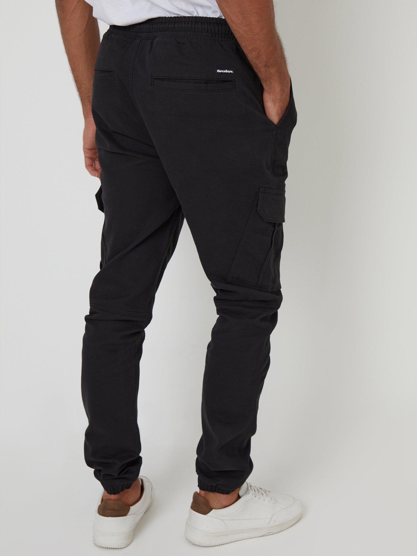 Image 2 of 4 of Threadbare Mens Trouser Garrix - Black (Slim Fit)