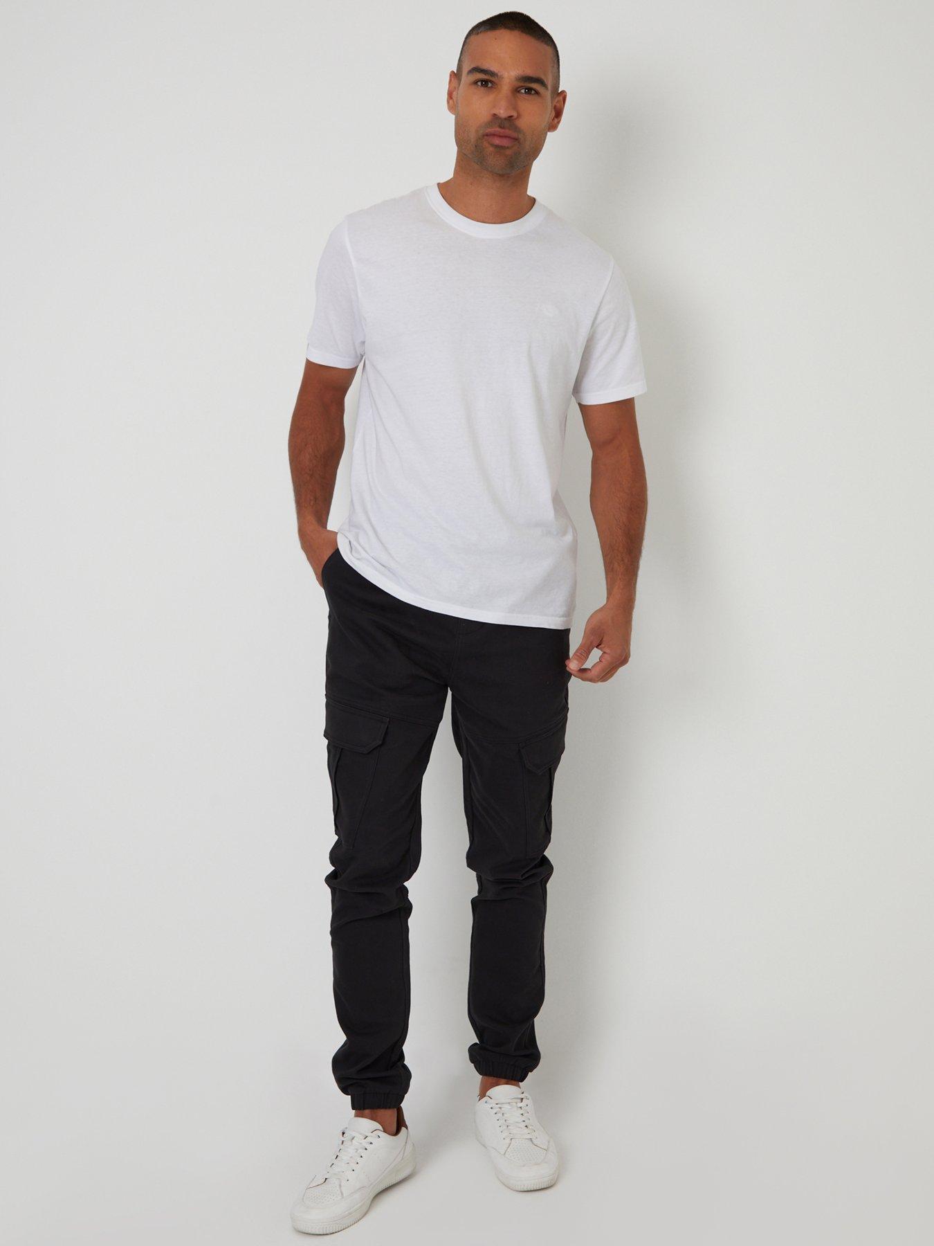 Image 3 of 4 of Threadbare Mens Trouser Garrix - Black (Slim Fit)