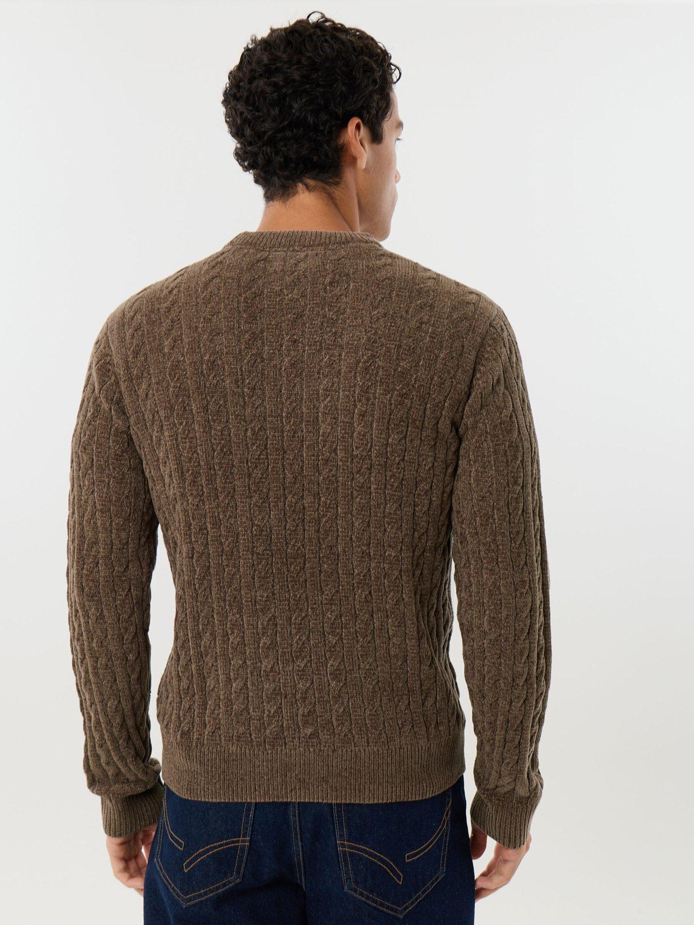 Image 2 of 4 of Threadbare Mens Jumper Crew Jacobson - Camel 7gg
