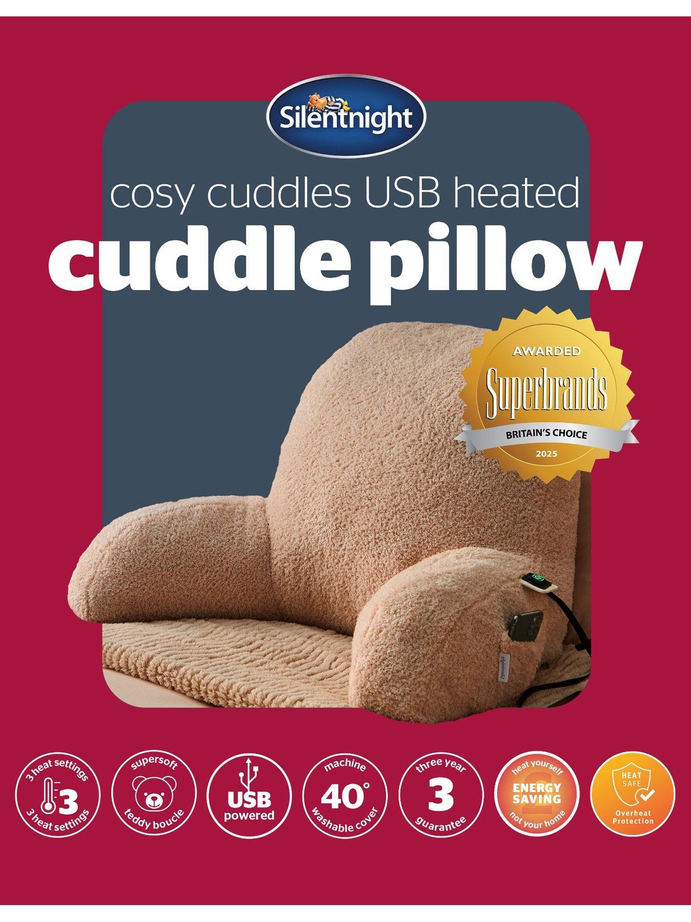 Image 7 of 7 of Silentnight Usb Heated Cosy Cuddles Cushion - Natural