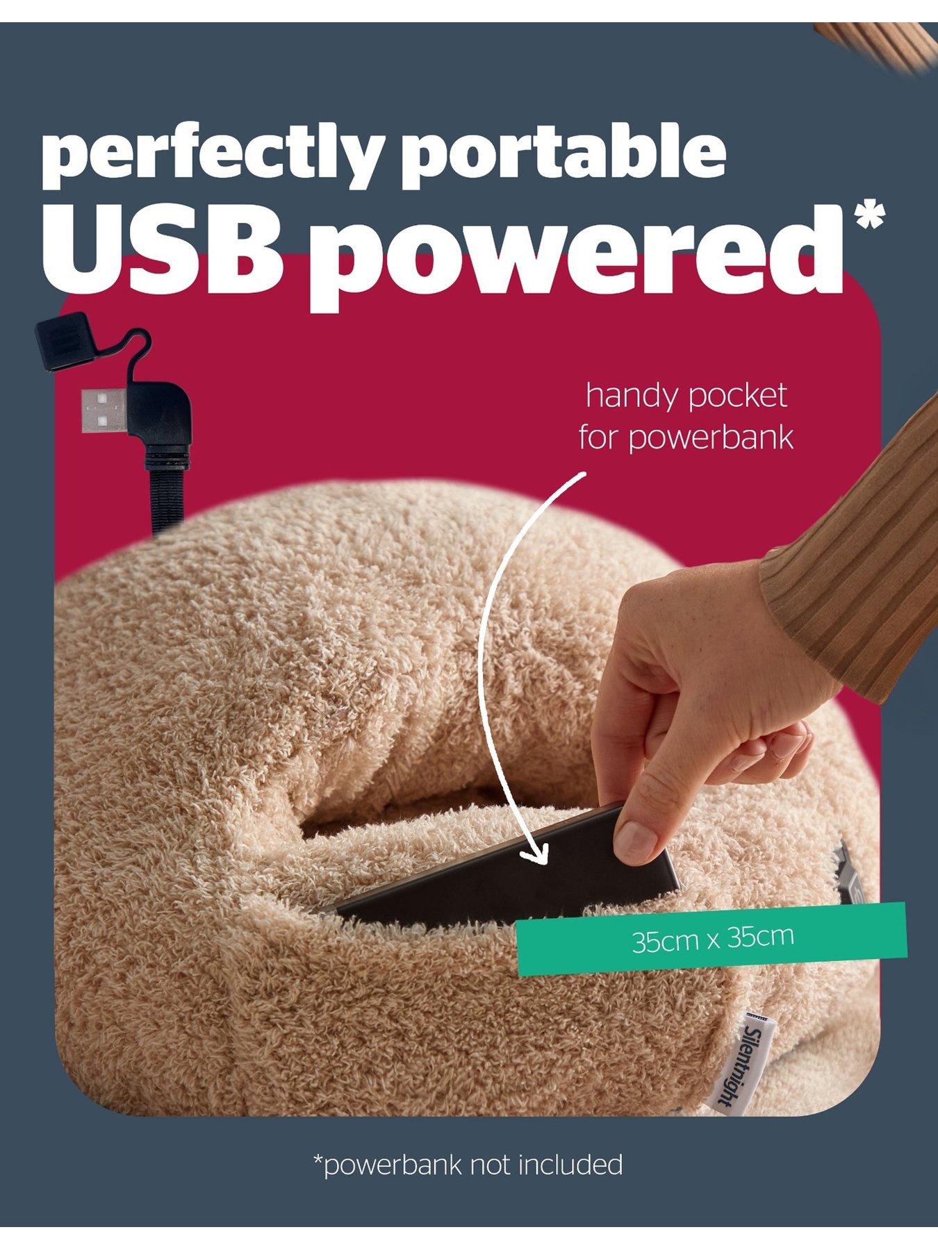 Image 3 of 7 of Silentnight Cosy Cuddles Usb Heated Foot Warmer - Natural