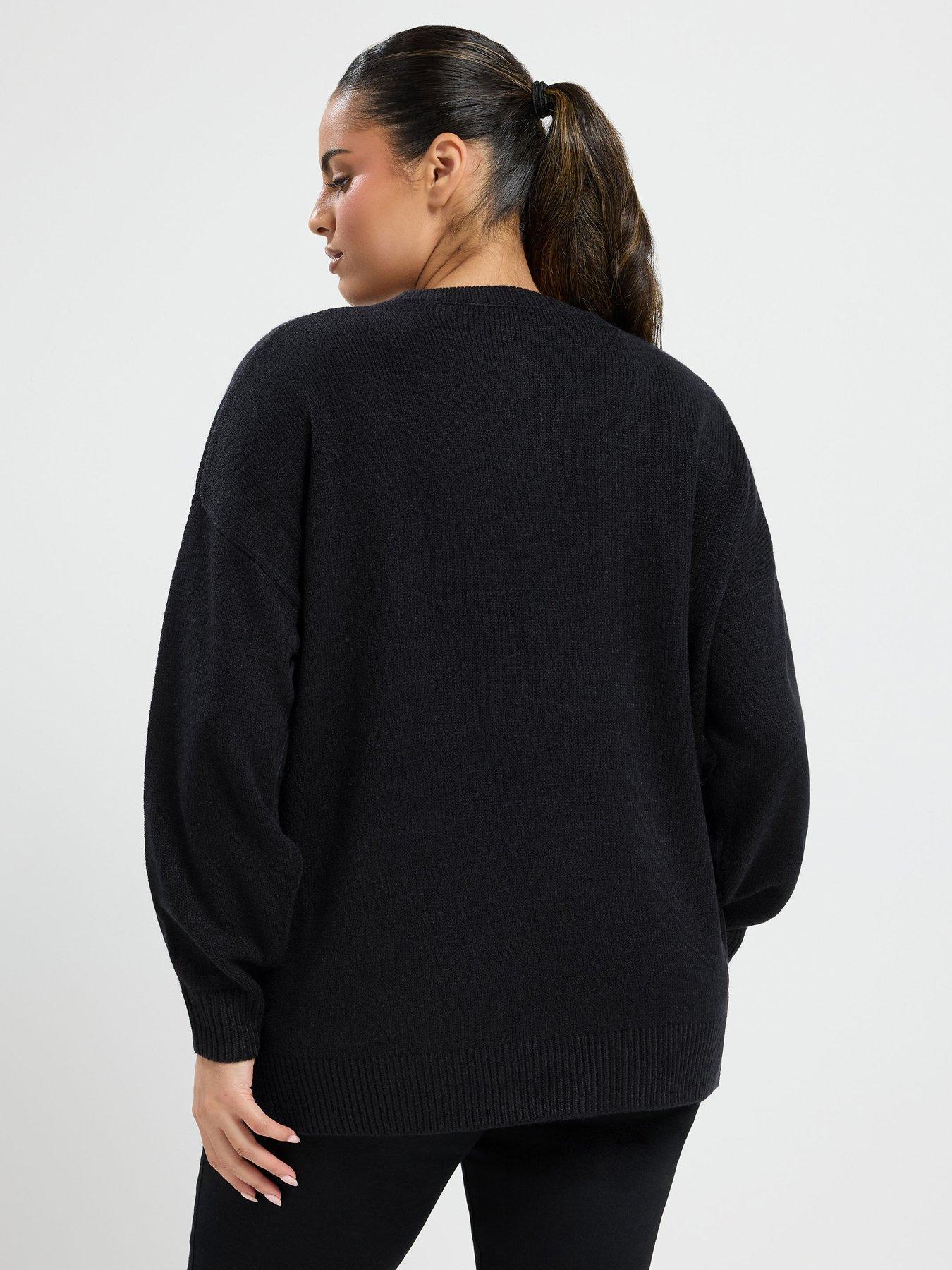 Image 2 of 4 of Yours Curve All Over Novelty Jumper