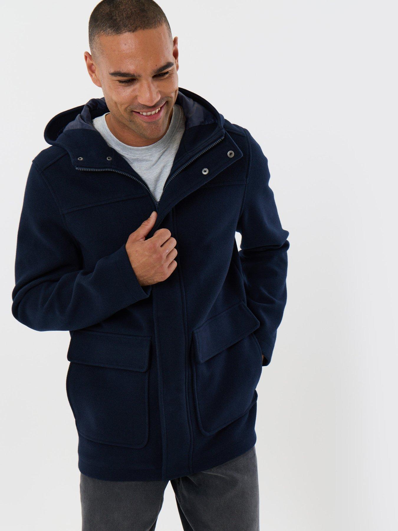 Image 5 of 6 of Threadbare Mens Jacket Arnes - Black (FAUX WOOL)