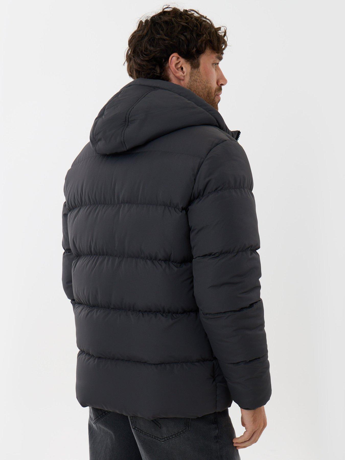 Image 2 of 6 of Threadbare Mens Jacket Porgy - Slate (with Padding)