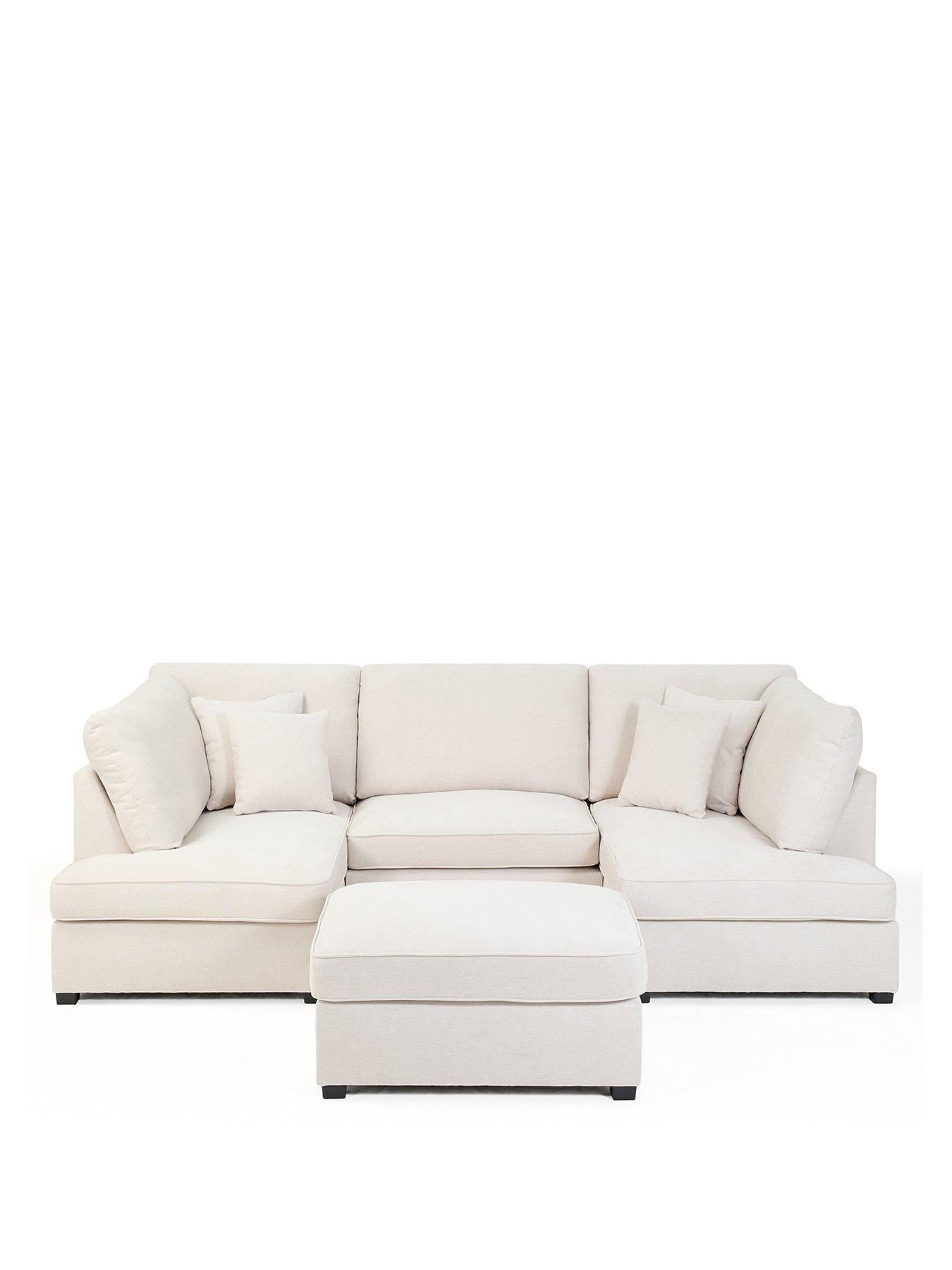 Image 2 of 7 of The Very Collection Seattle U-shape Modular Sofa With Footstool