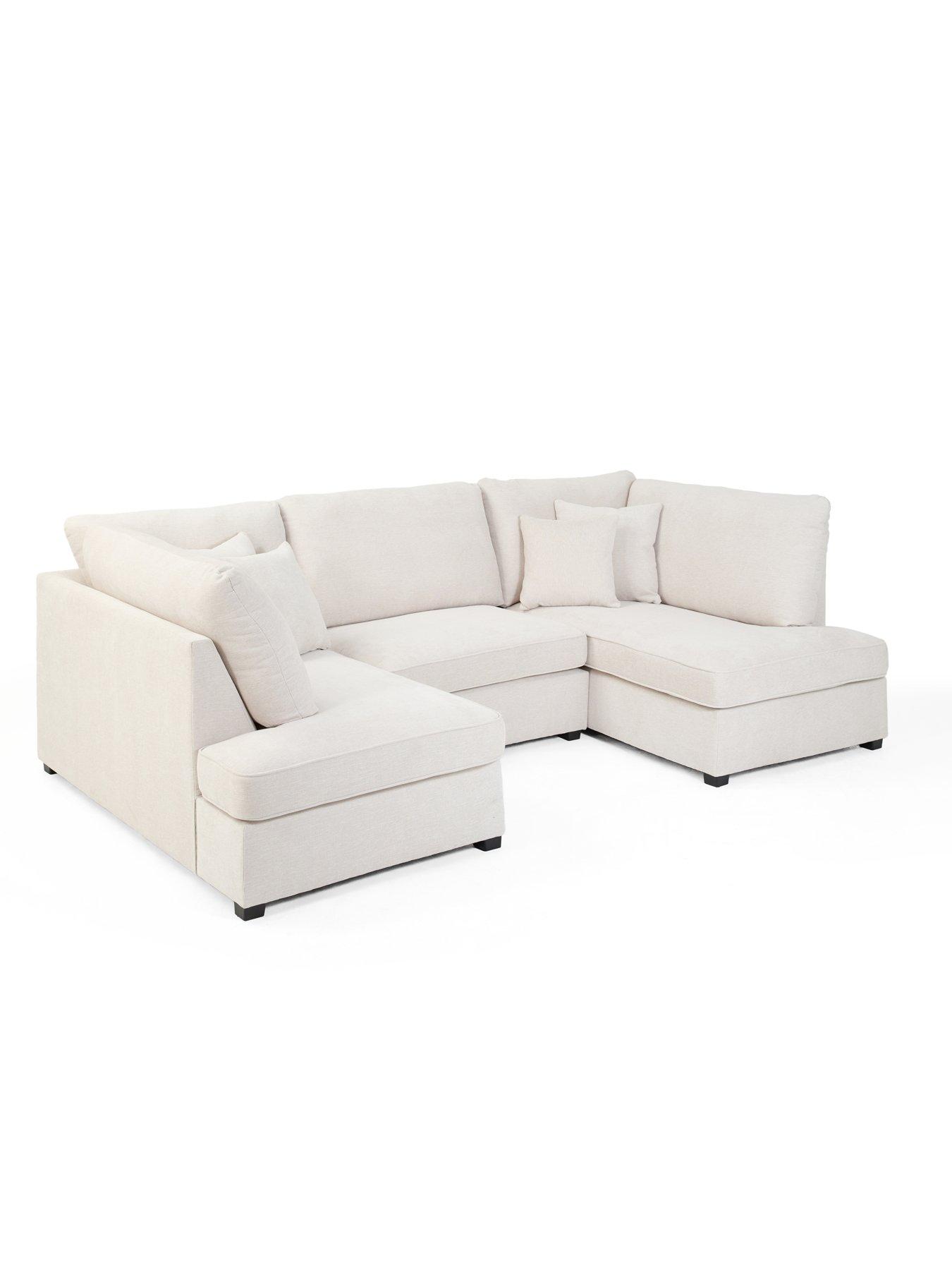 Image 4 of 7 of The Very Collection Seattle U-shape Modular Sofa With Footstool
