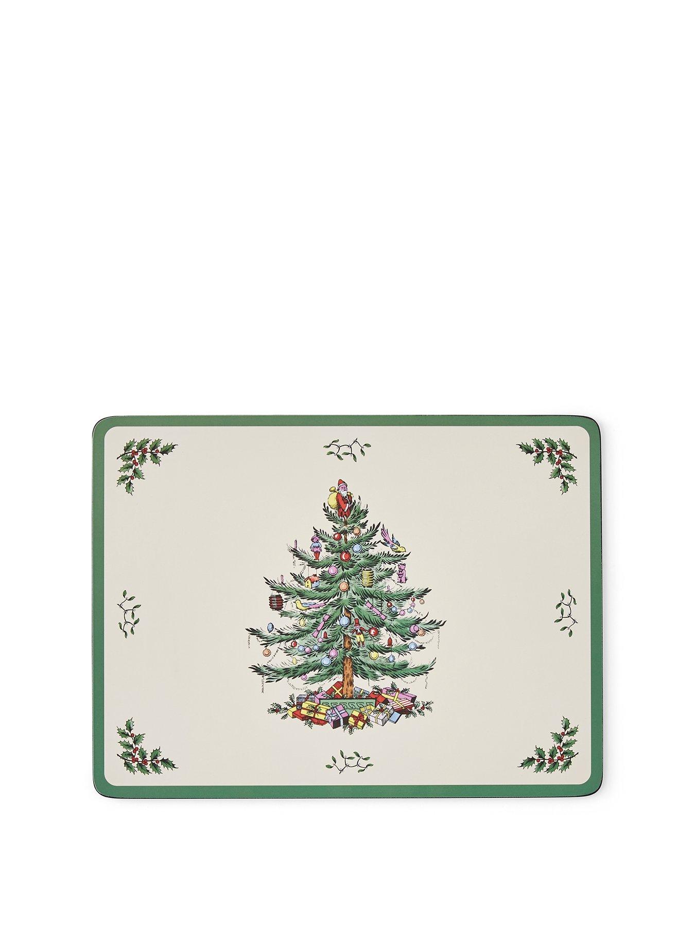 Image 2 of 7 of Spode Christmas Tree Coasters And Placemats