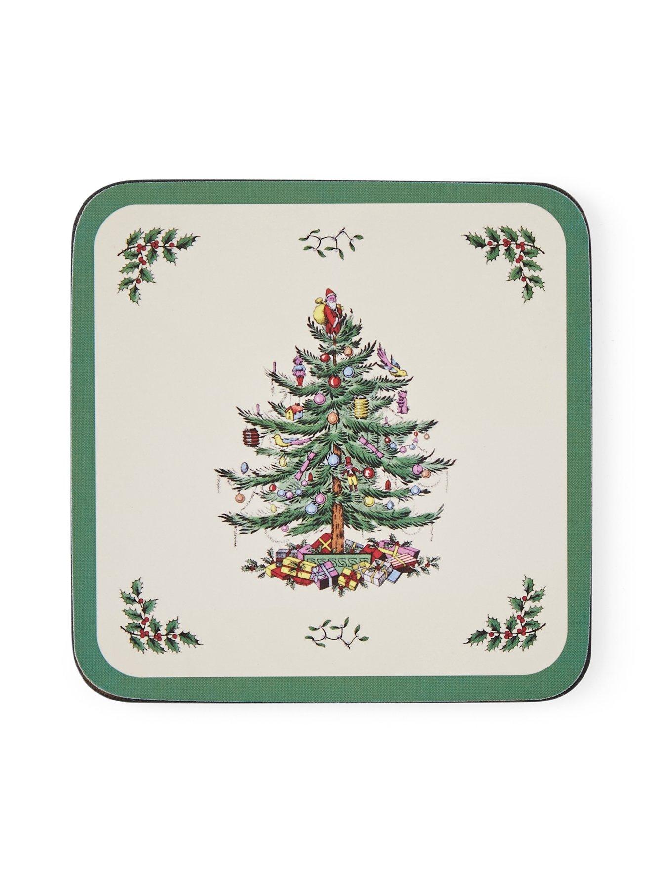 Image 3 of 7 of Spode Christmas Tree Coasters And Placemats